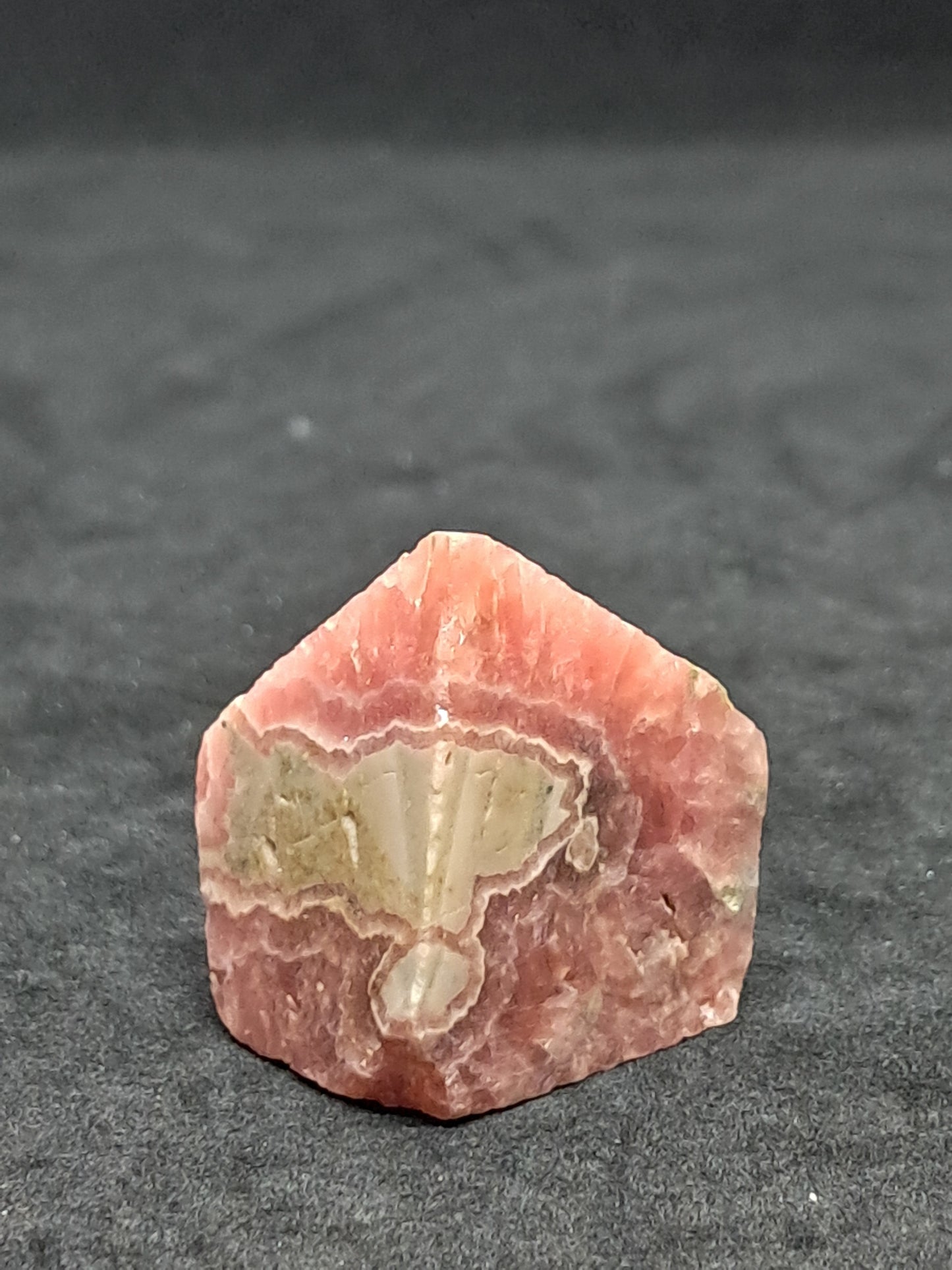Rhodocrosite Rough Sliced (Argentina) Natural Stone | Rare Mineral #RHD3