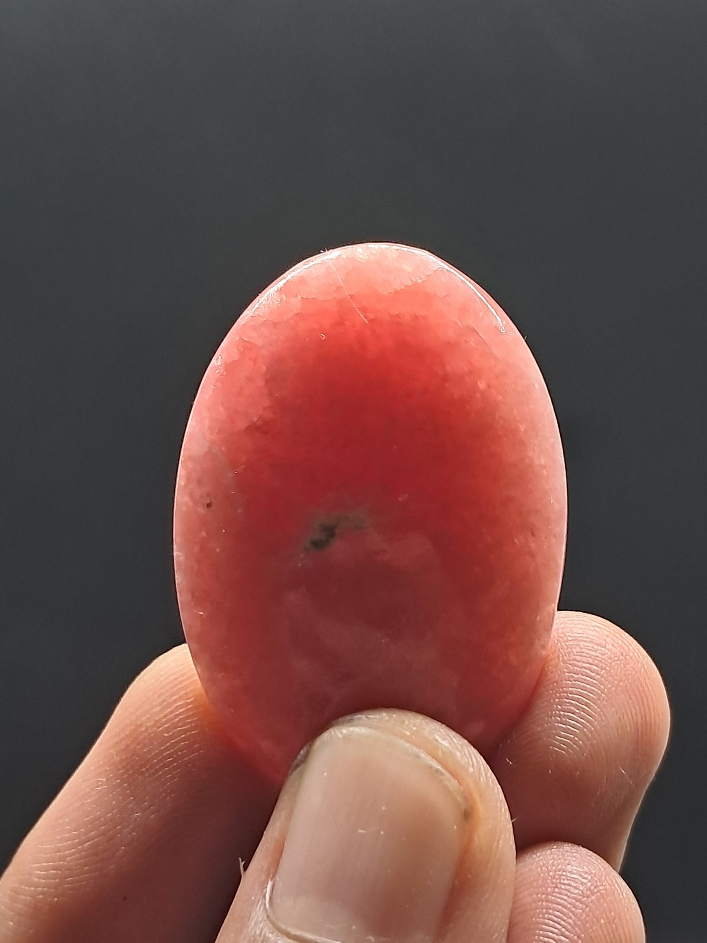 Rhodocrosite Palmstone (Argentina) Polished Stone | Rare Mineral #RHD4