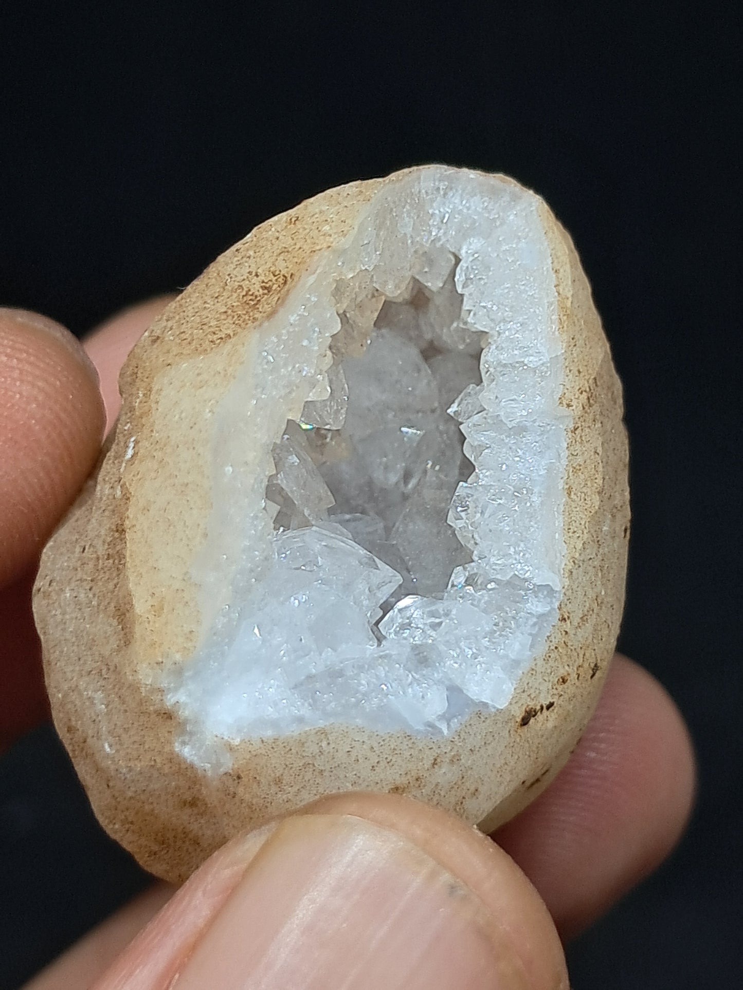 Quartz Geode (Ajanta) | Deep Cavity | Natural Crystal | Big Points #GD22