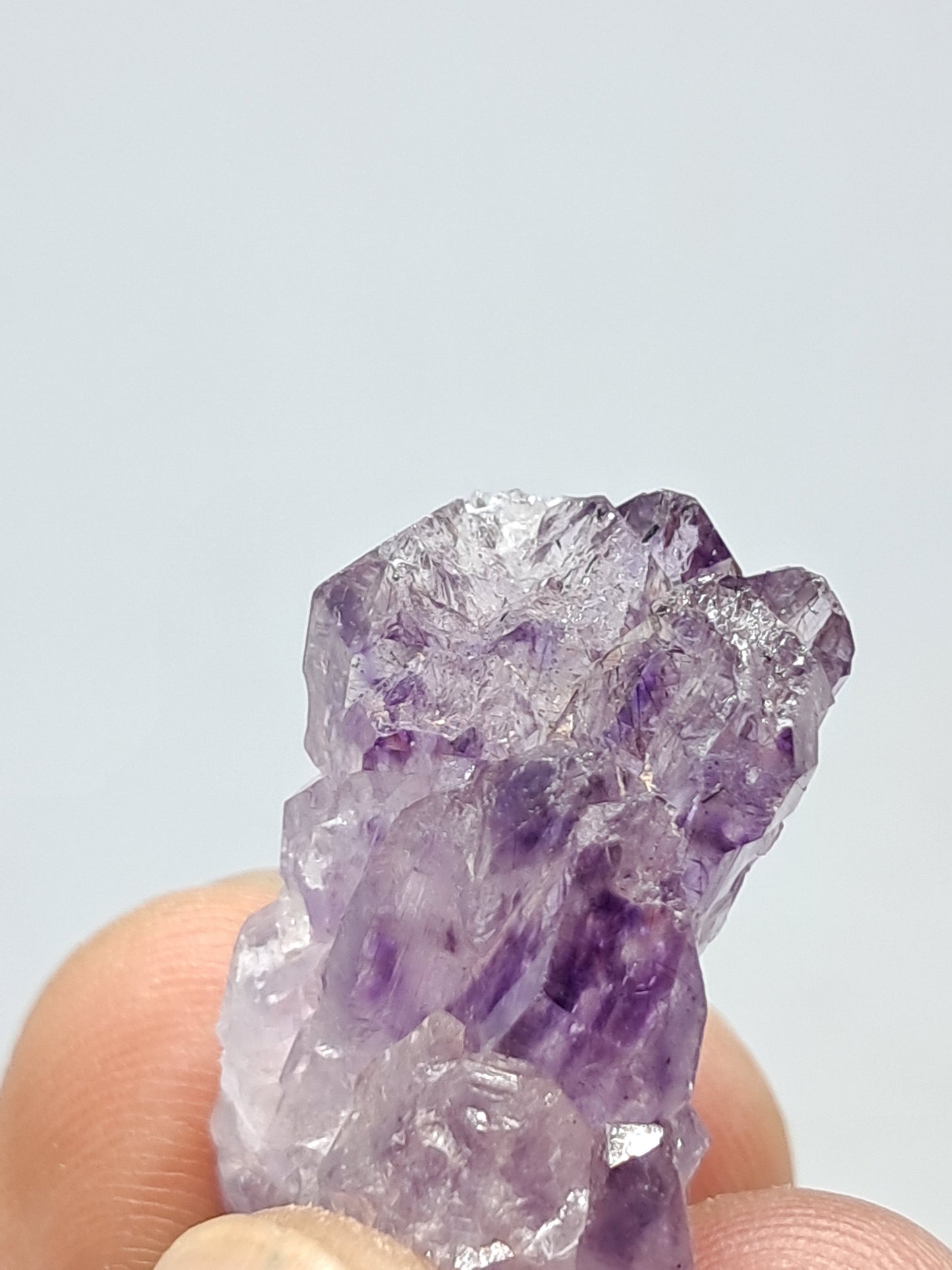 Formación de Amatista en "Panal" (Karur) | Crecimiento interno | Cristal natural | Ejemplar mineral | Super Seven #KA162