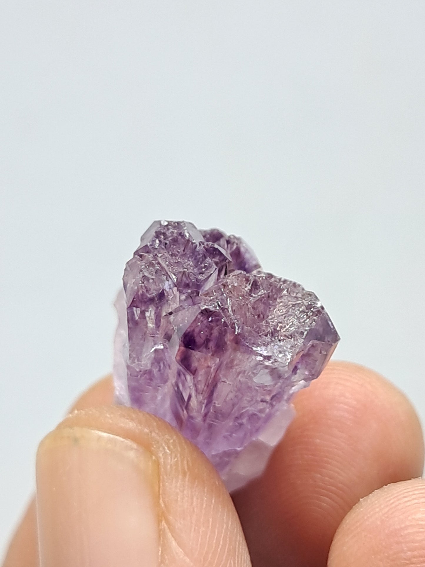 Formación de Amatista en "Panal" (Karur) | Crecimiento interno | Cristal natural | Ejemplar mineral | Super Seven #KA162