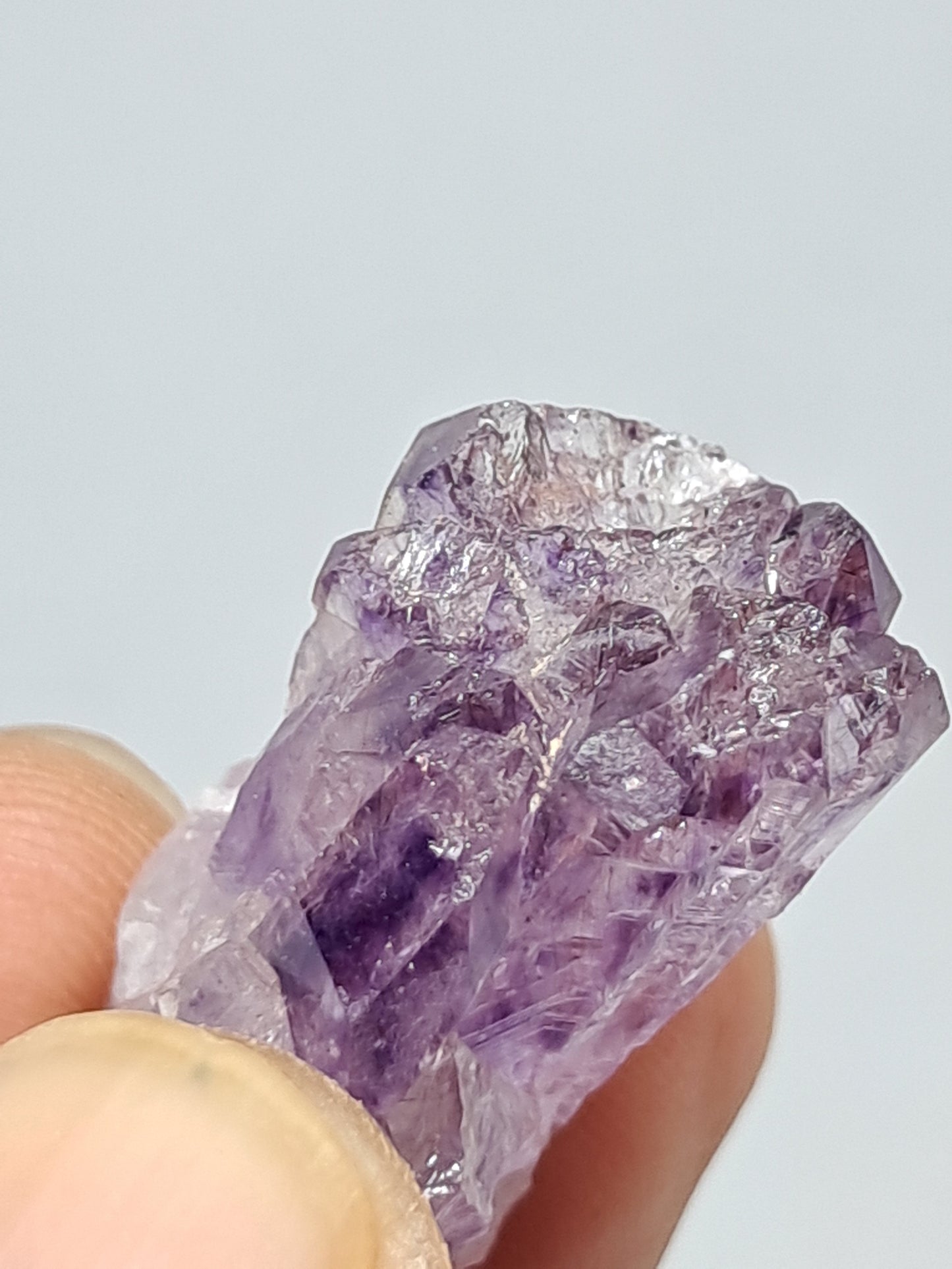 Formación de Amatista en "Panal" (Karur) | Crecimiento interno | Cristal natural | Ejemplar mineral | Super Seven #KA162