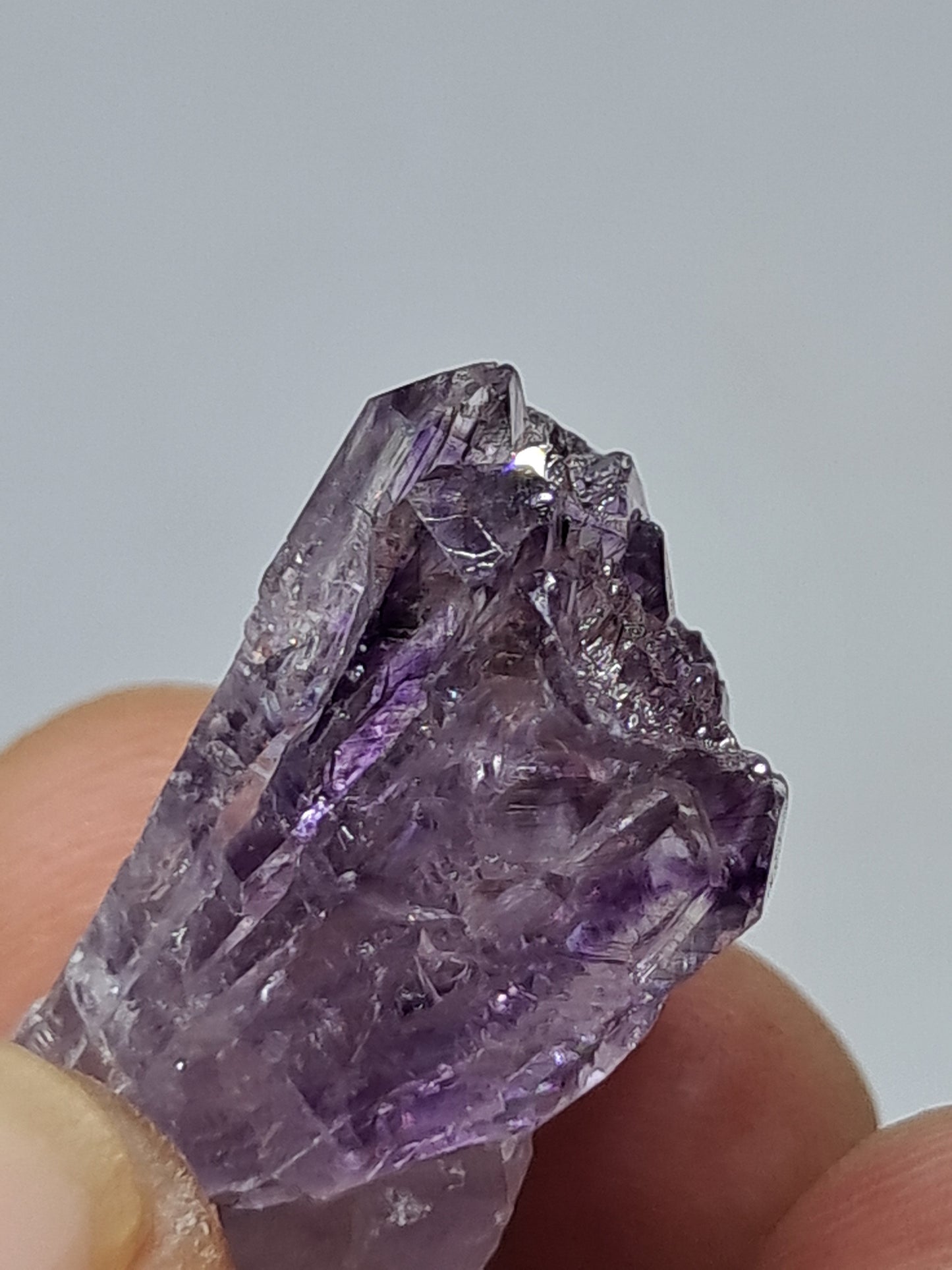 Formación de Amatista en "Panal" (Karur) | Crecimiento interno | Cristal natural | Ejemplar mineral | Super Seven #KA162