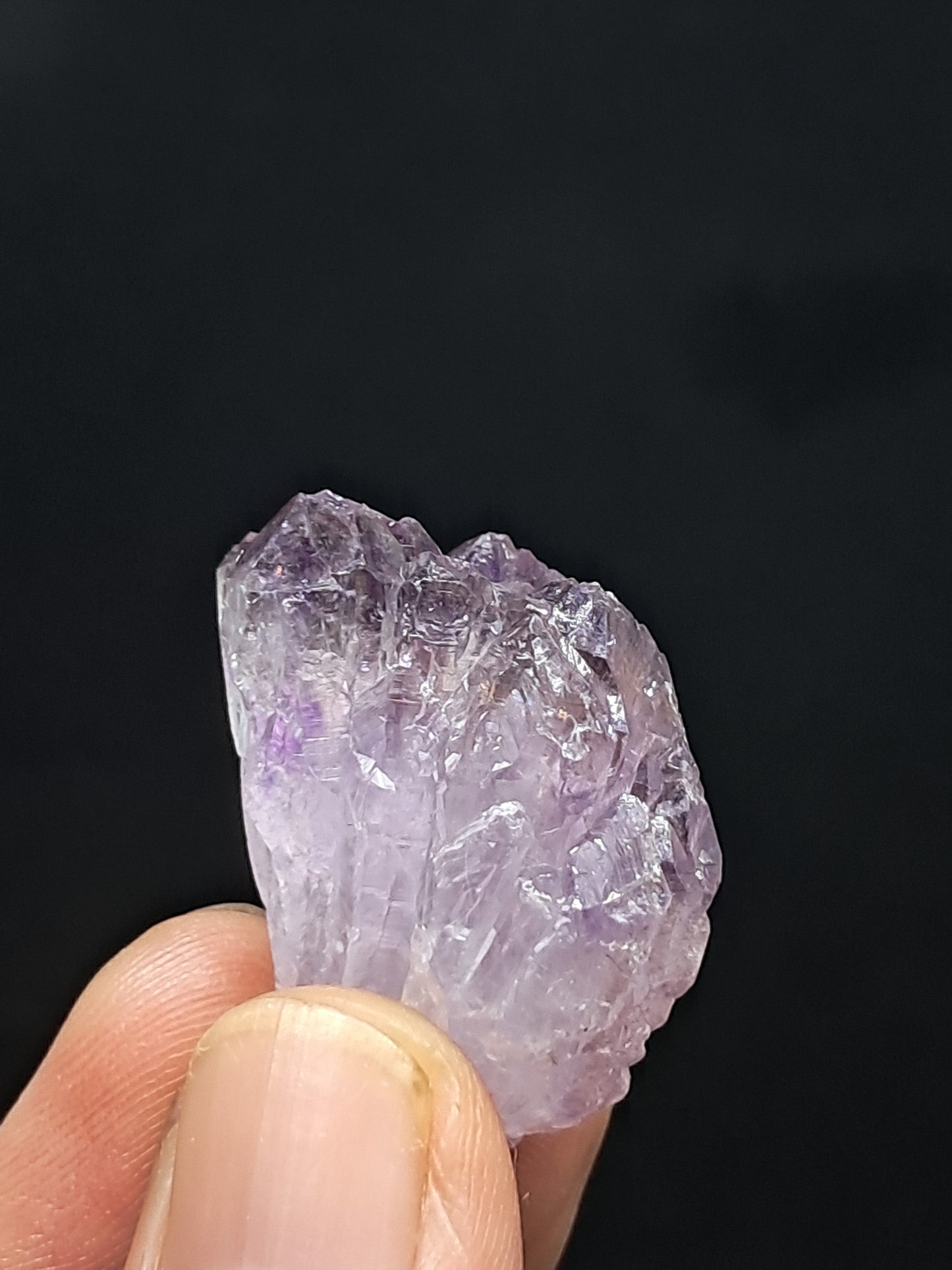 Formación de Amatista en "Panal" (Karur) | Crecimiento interno | Cristal natural | Ejemplar mineral | Super Seven #KA161