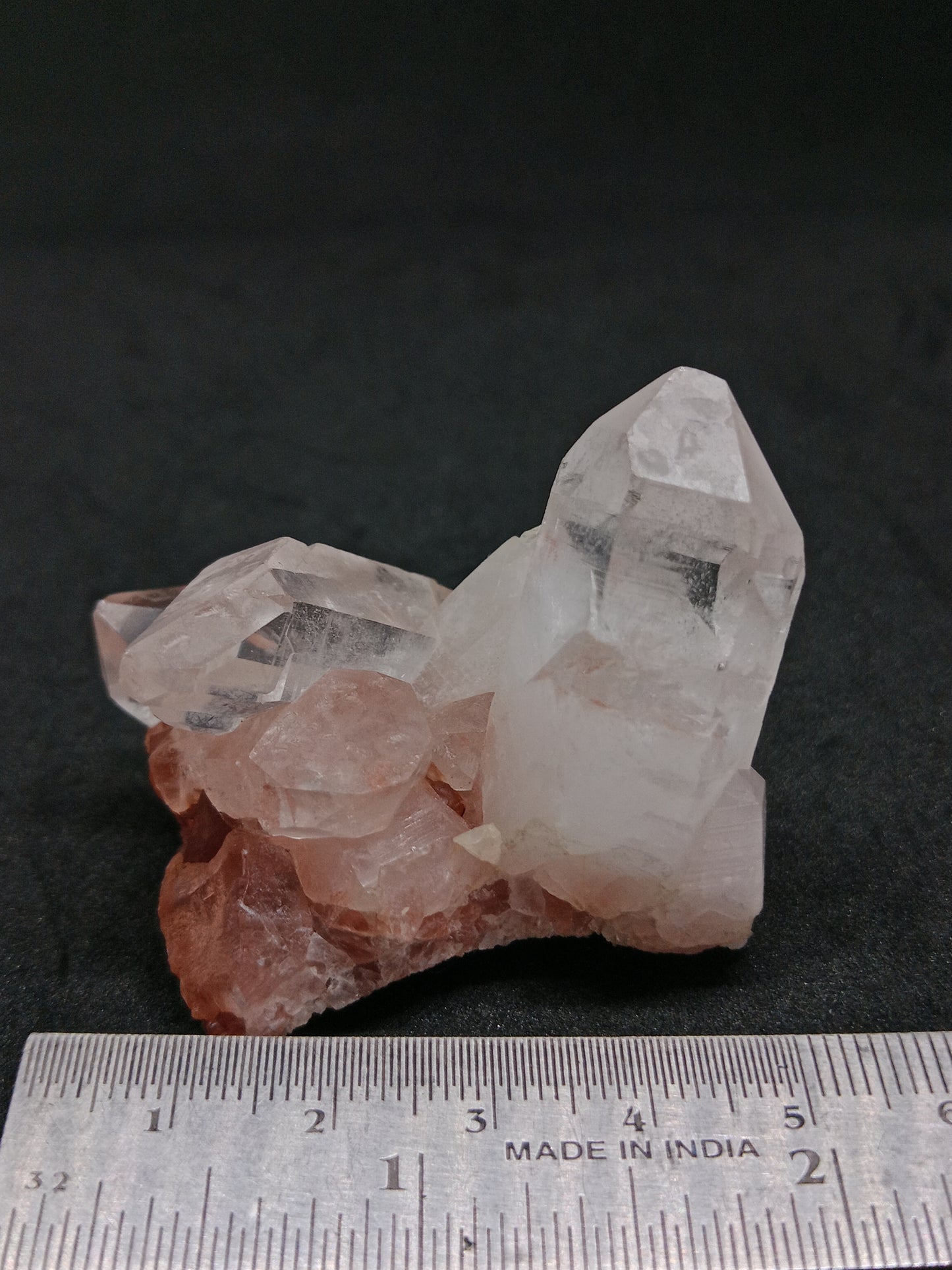 Hematite included Himalayan Quartz Cluster (non-precious natural mineral) #CH7