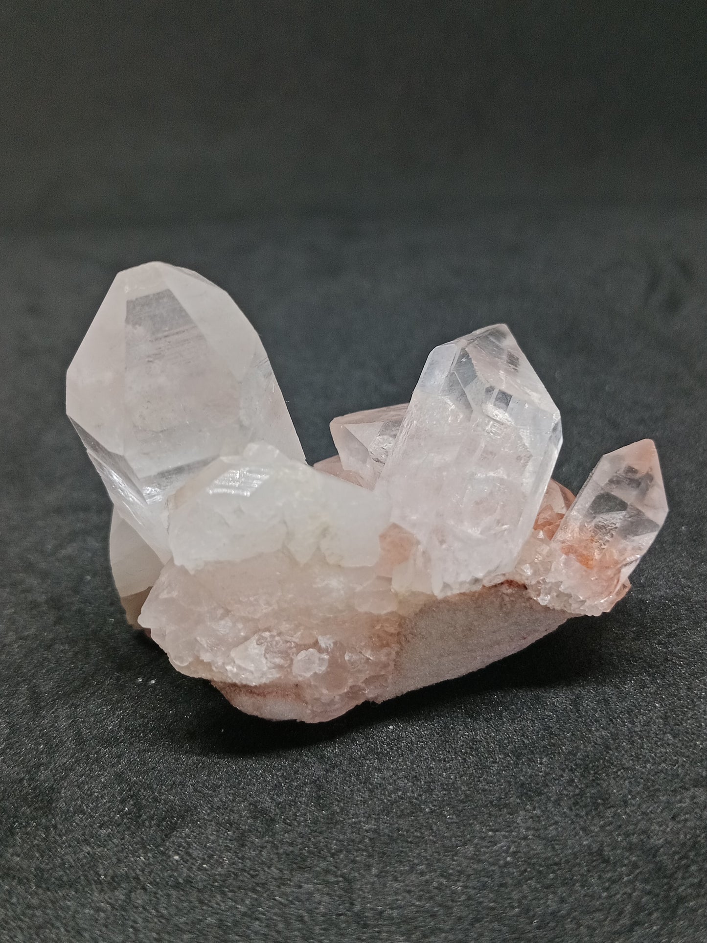 Hematite included Himalayan Quartz Cluster (non-precious natural mineral) #CH7