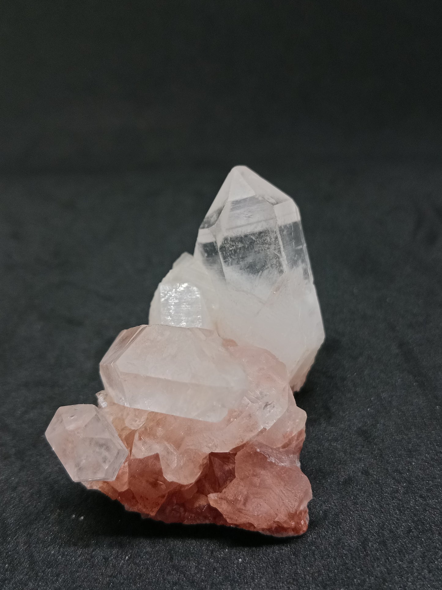 Hematite included Himalayan Quartz Cluster (non-precious natural mineral) #CH7