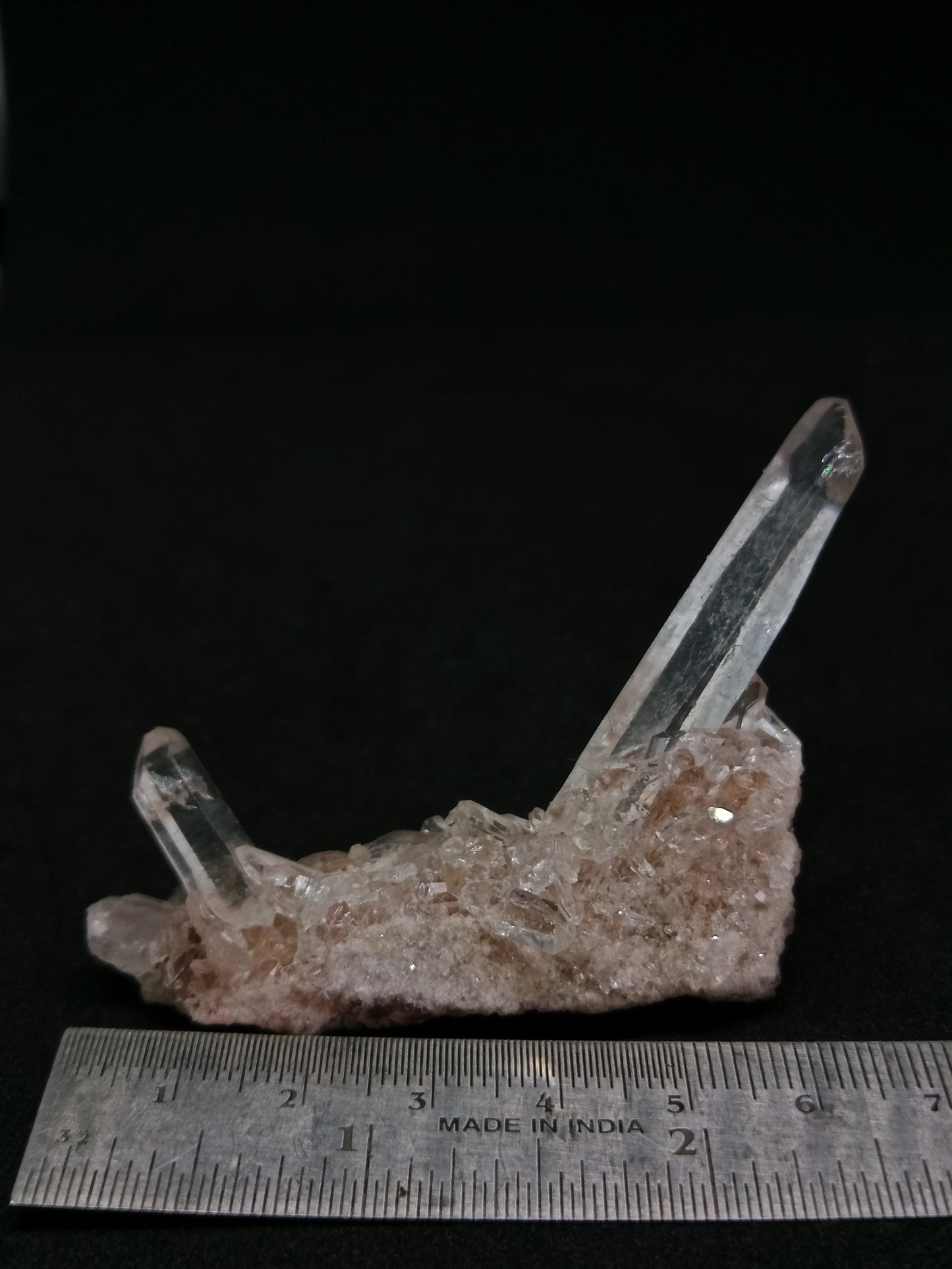 Himalayan Quartz Cluster (Himachal Pradesh) Natural Crystal | Transparent Lustrous Mineral Specimen #CH17