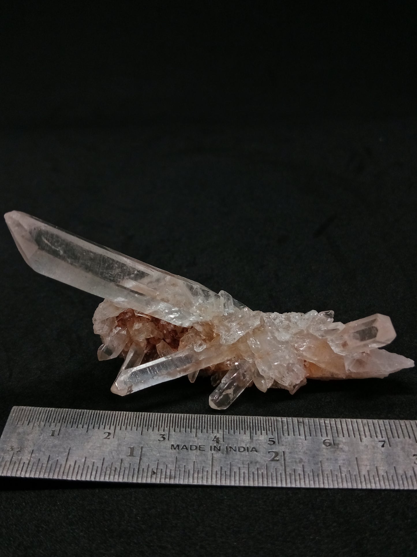 Himalayan Quartz Cluster (Himachal Pradesh) Natural Crystal | Transparent Lustrous Mineral Specimen #CH17