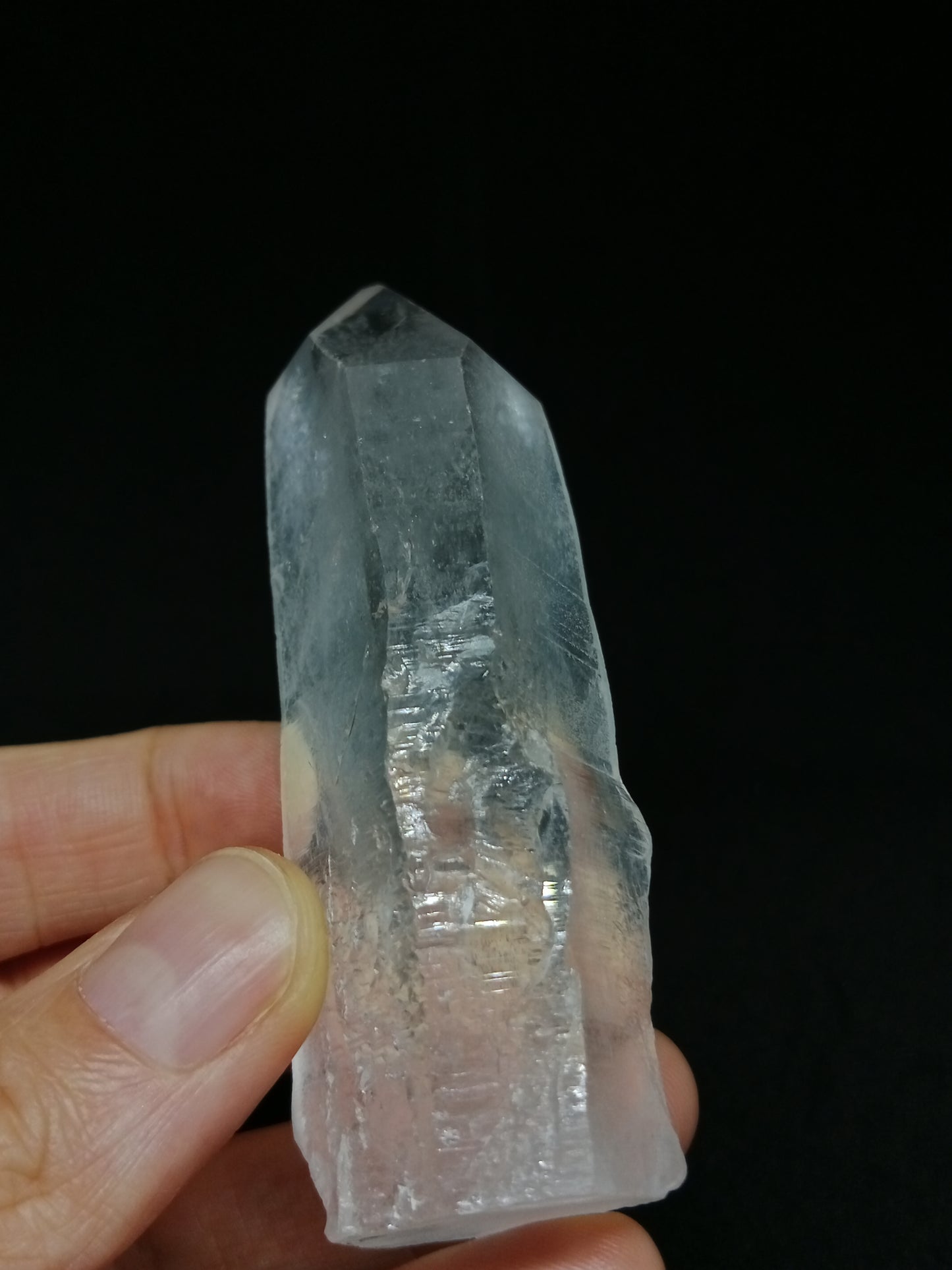 Self-standing Himalayan Quartz Point | Natural Crystal | Mineral Specimen #CH18