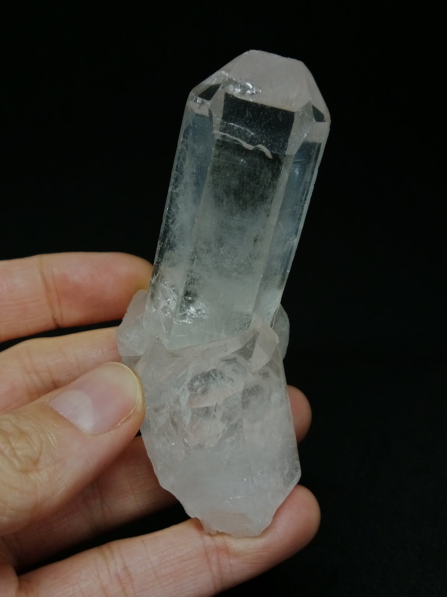 Rare Himalayan Quartz w/ Flat Termination | Natural Crystal Cluster | Mineral Specimen #CH 23