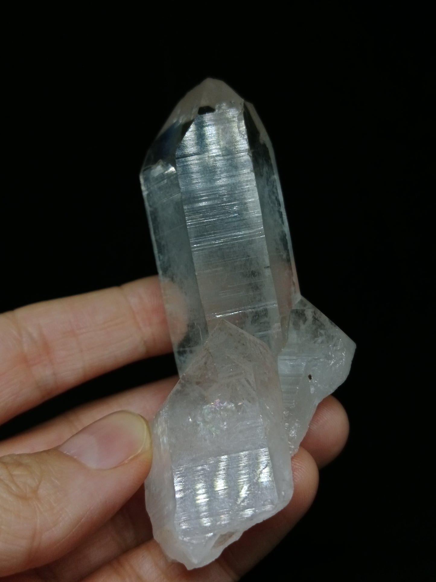 Rare Himalayan Quartz w/ Flat Termination | Natural Crystal Cluster | Mineral Specimen #CH 23