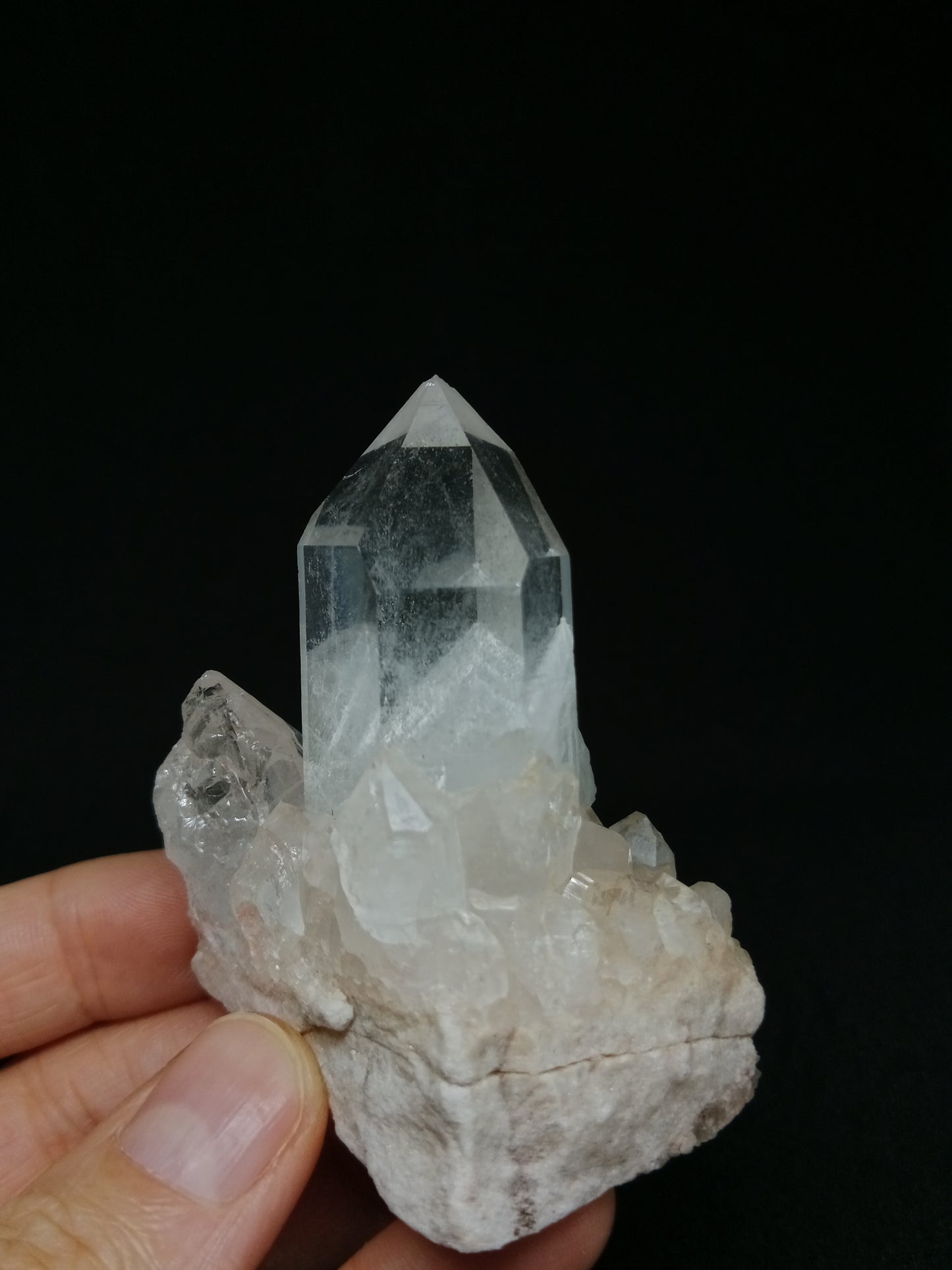 Himalayan Quartz Cluster (Himachal Pradesh) Natural Crystal Point #CH 21