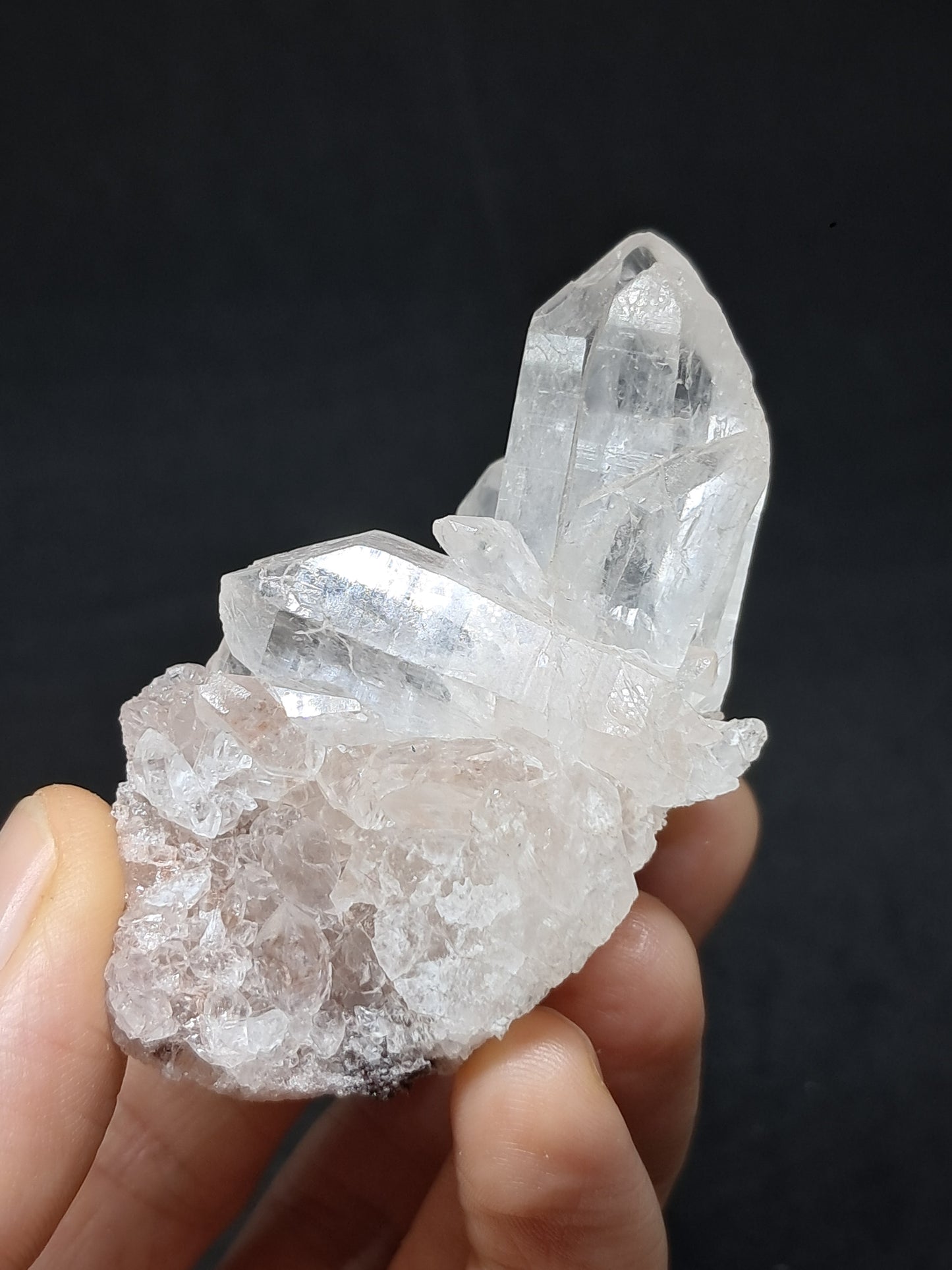 Himalayan Quartz Cluster (Himachal Pradesh) | Natural Crystal #CH42