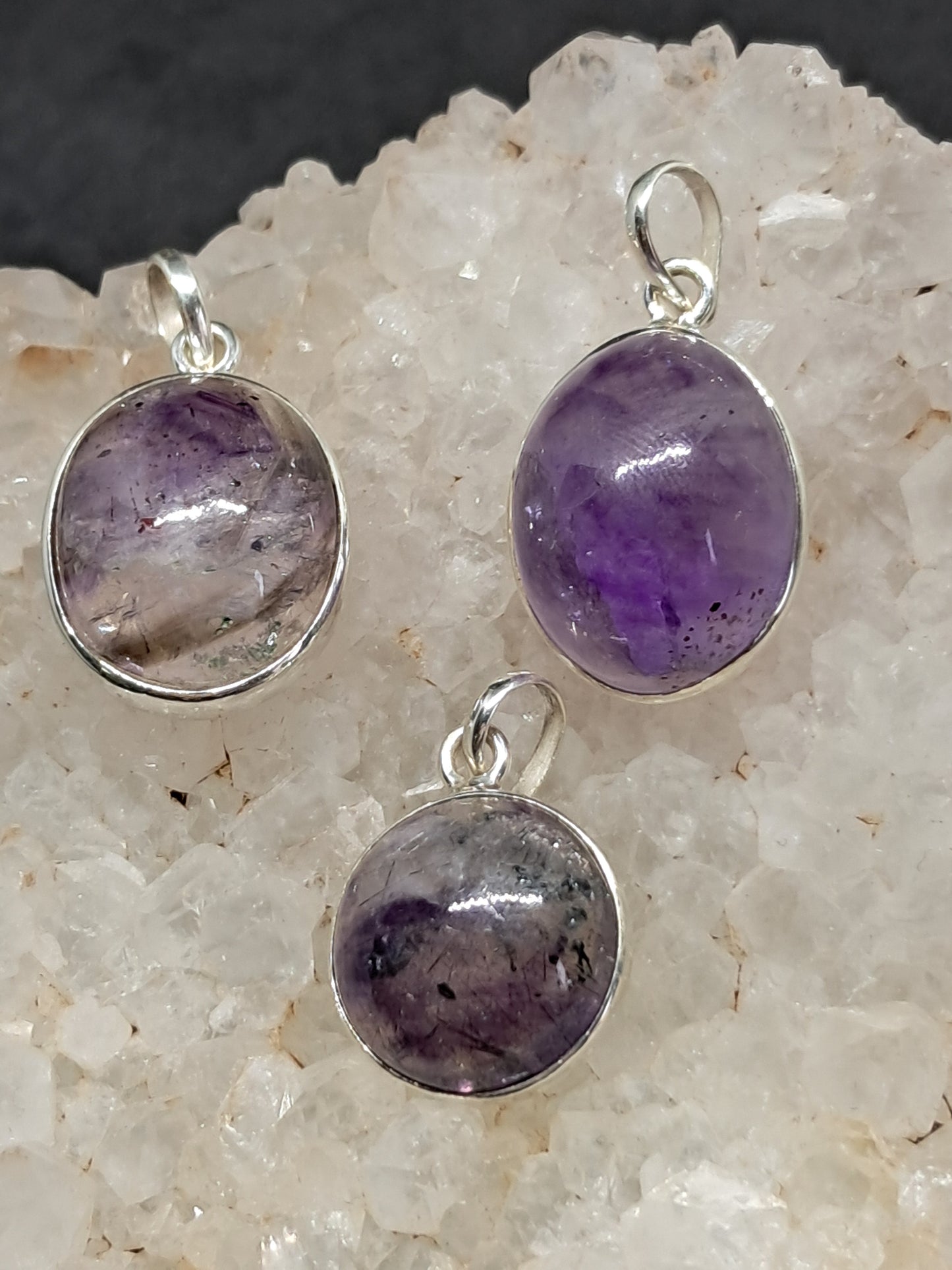 Amethyst Super Seven Silver Pendant | Jewelry | Necklace