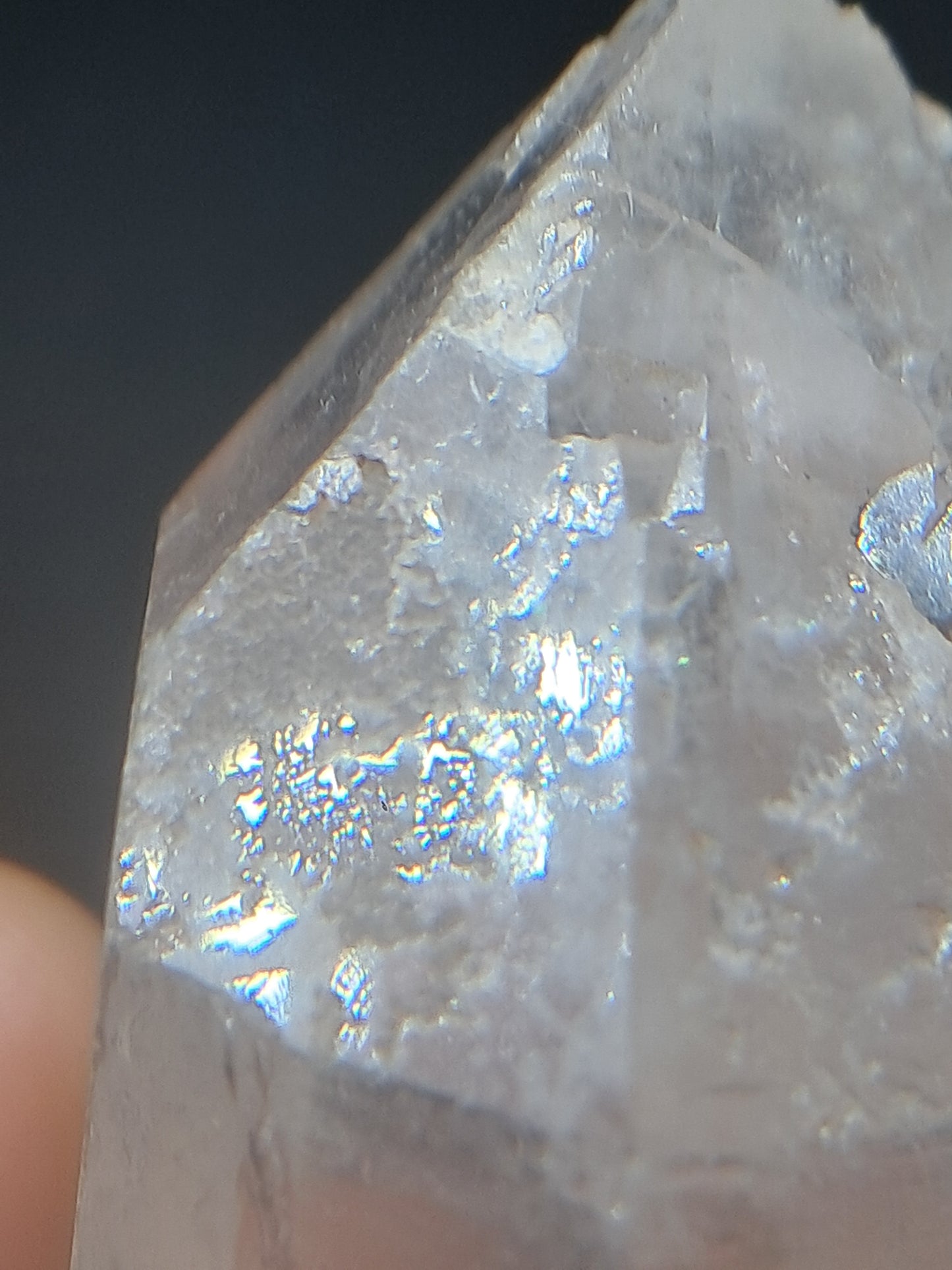 Himalayan Quartz Self-healed Crystal (Himachal Pradesh) | Mineral Specimen #CH39