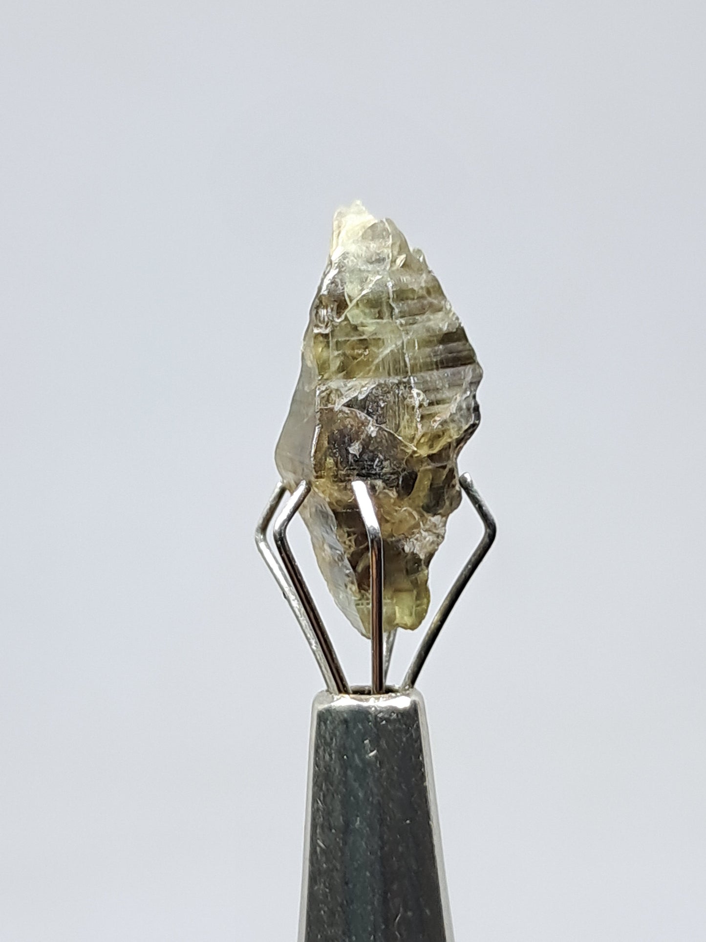 Natural Green Sapphire Crystal (Karur) Rough Stone | Mineral Specimen #SP30