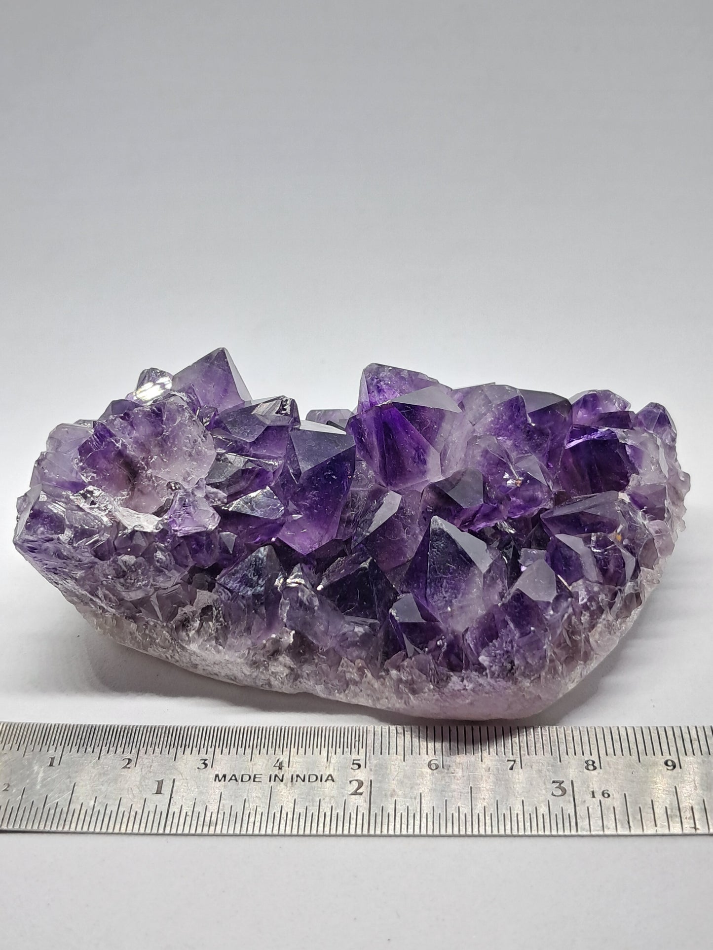 Amethyst Cluster (Madhya Pradesh) | Natural Stone | Deep Purple | Quartz #AM12