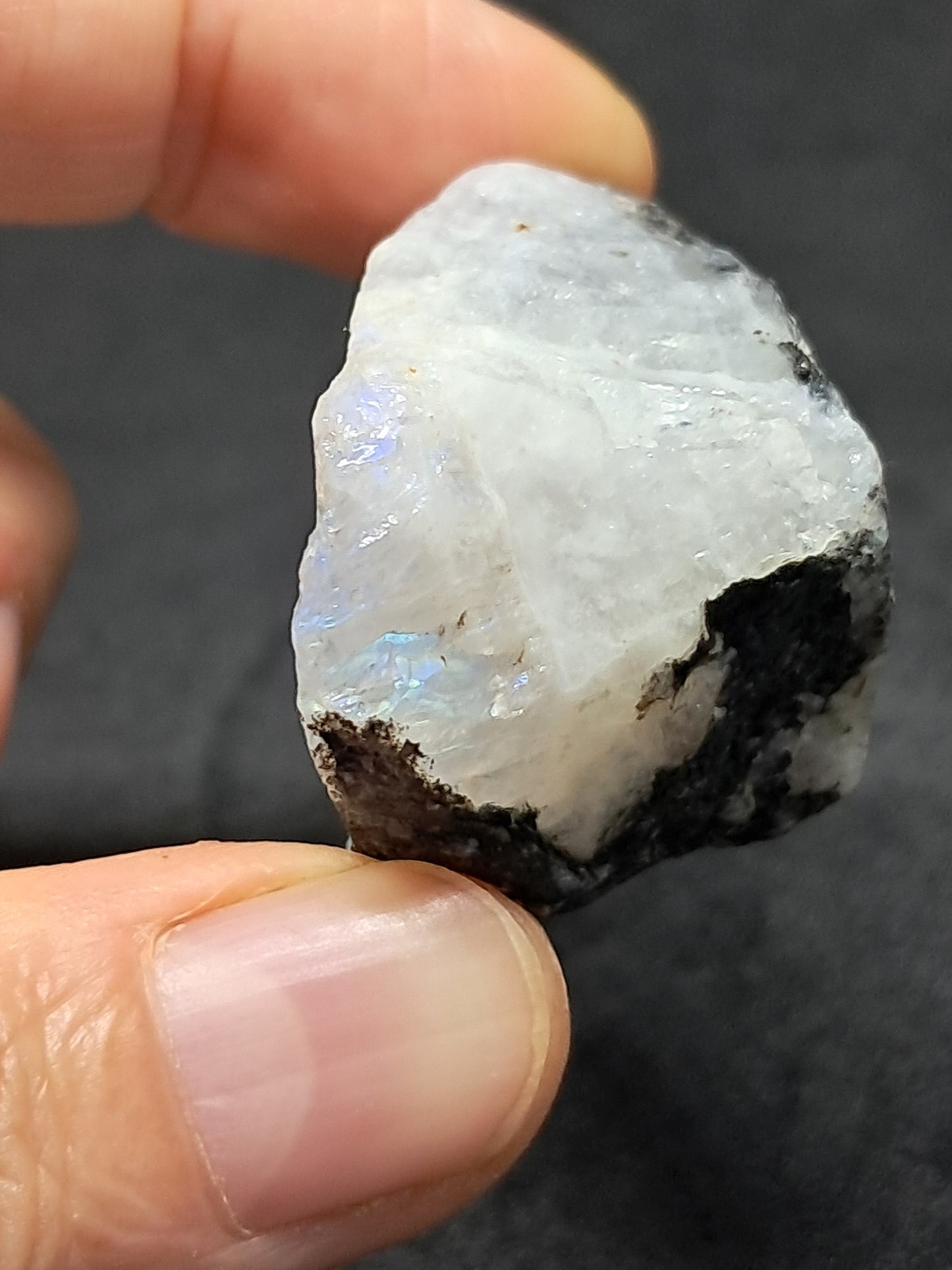 Rainbow Moonstone (Non-precious natural stone) #MN4
