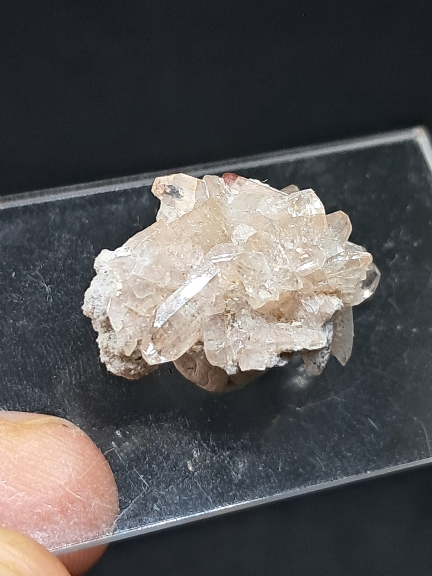 Topacio natural en racimo (México), piedra preciosa rara | Ejemplar mineral n.° TPZ9