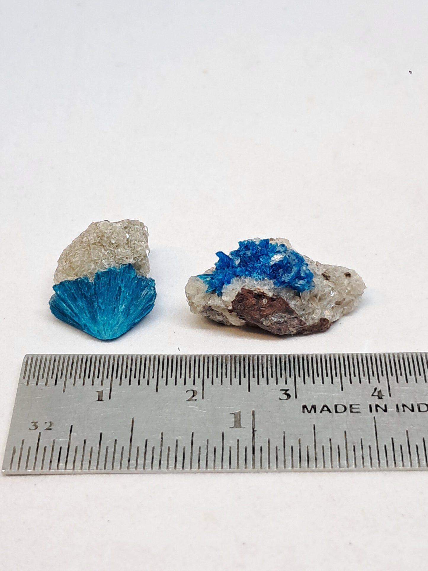 Set of Cavansite & Pentagonite on Matrix (Wagholi) Rough Stone | Natural Crystal | Rare Mineral Specimen #CV40