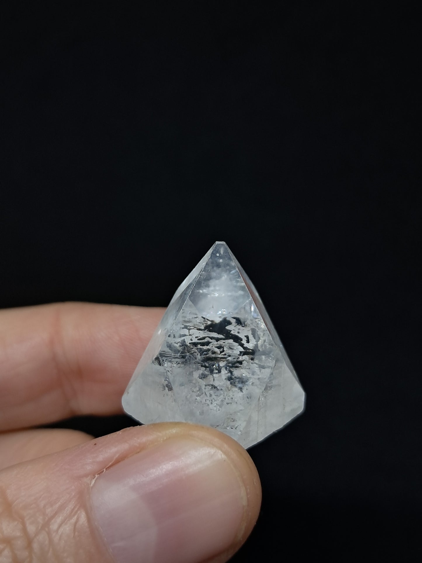 Clear Apophyllite Points (Ajanta) 18-23 mm | Natural Crystal | Mineral Specimen #AP10