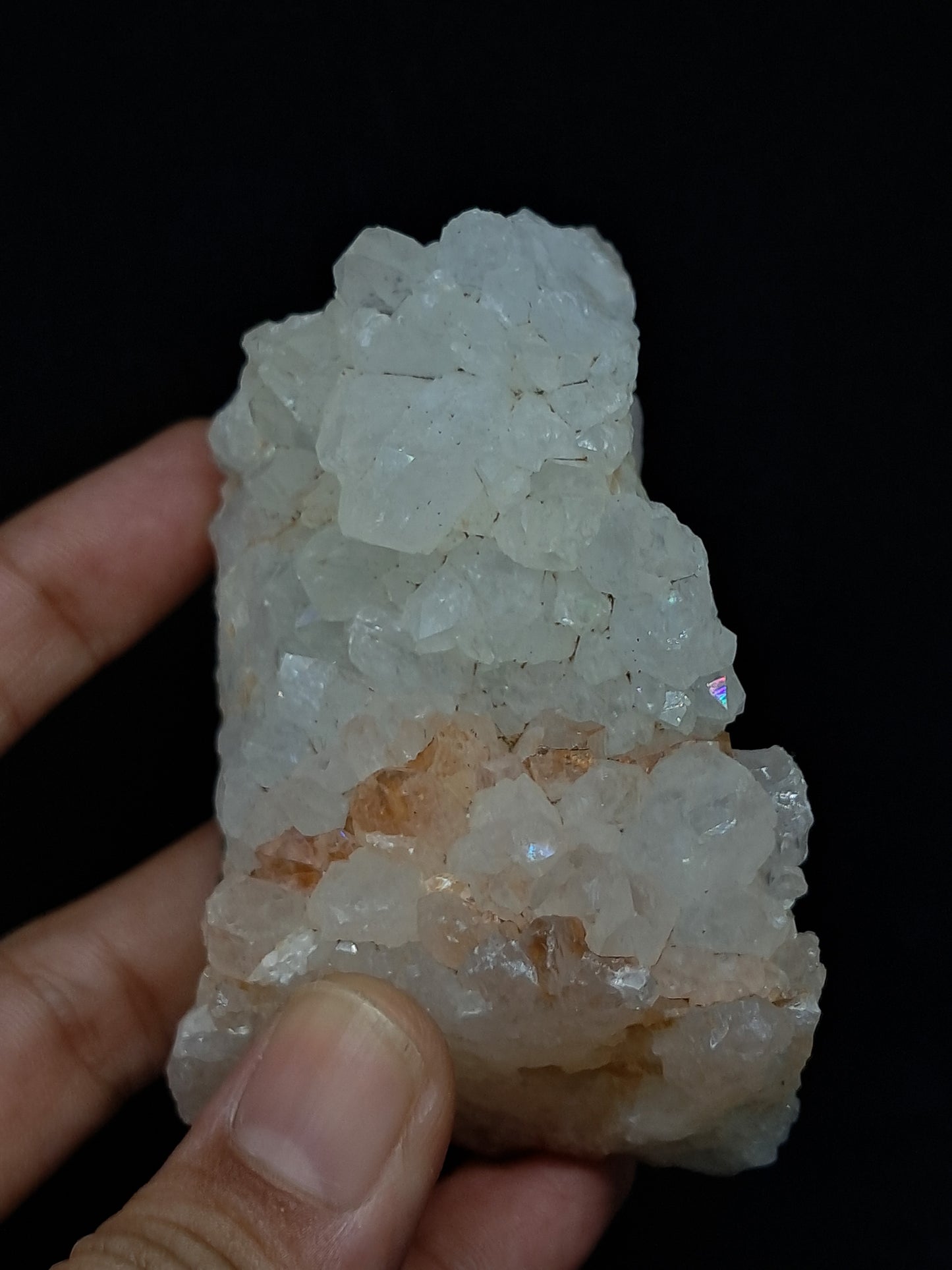 Iris Quartz (Anandalite) cluster #AQ7 Non-precious stone)