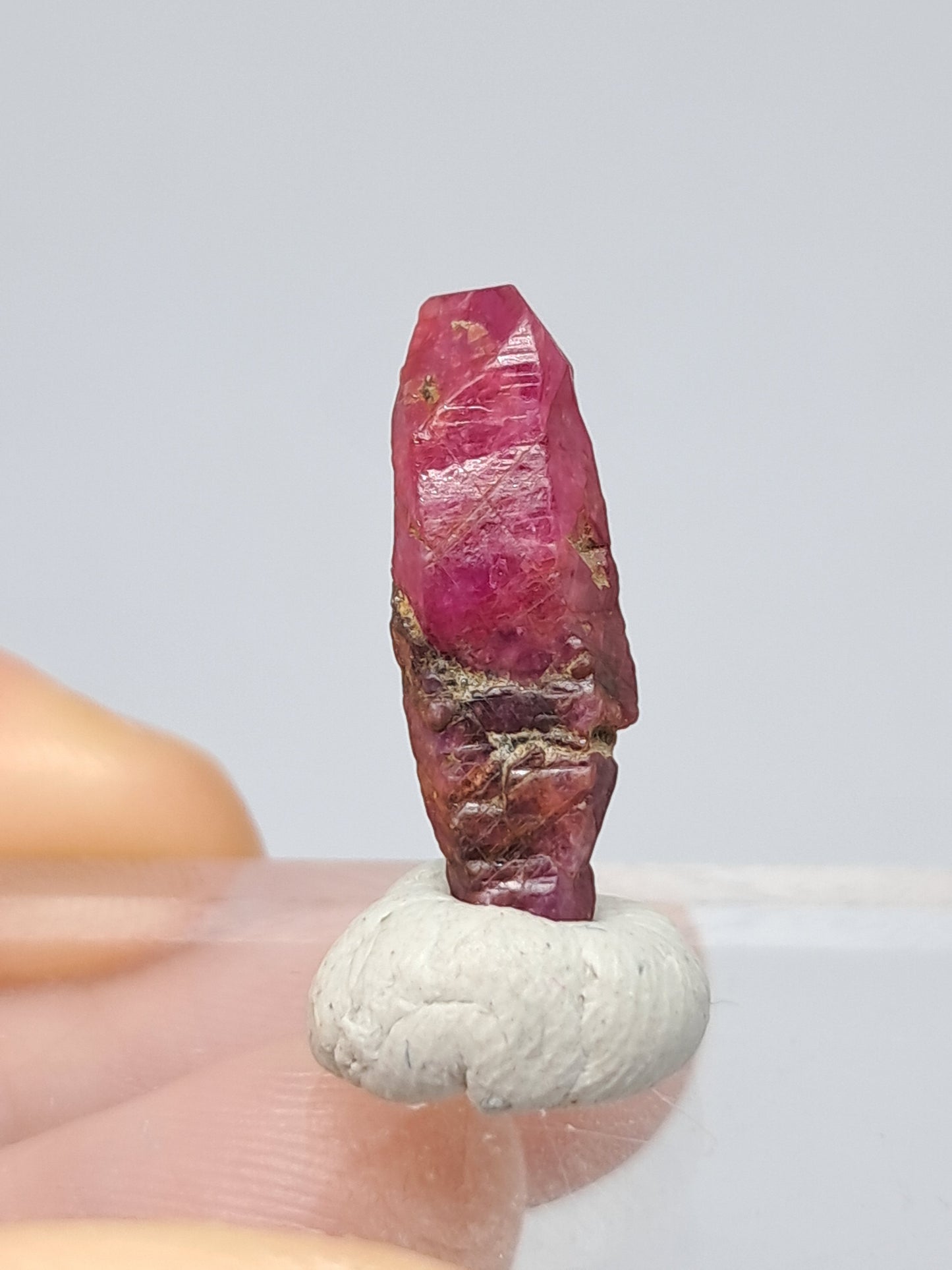 Natural Ruby Hexagonal Crystal (Vietnam) #RB10