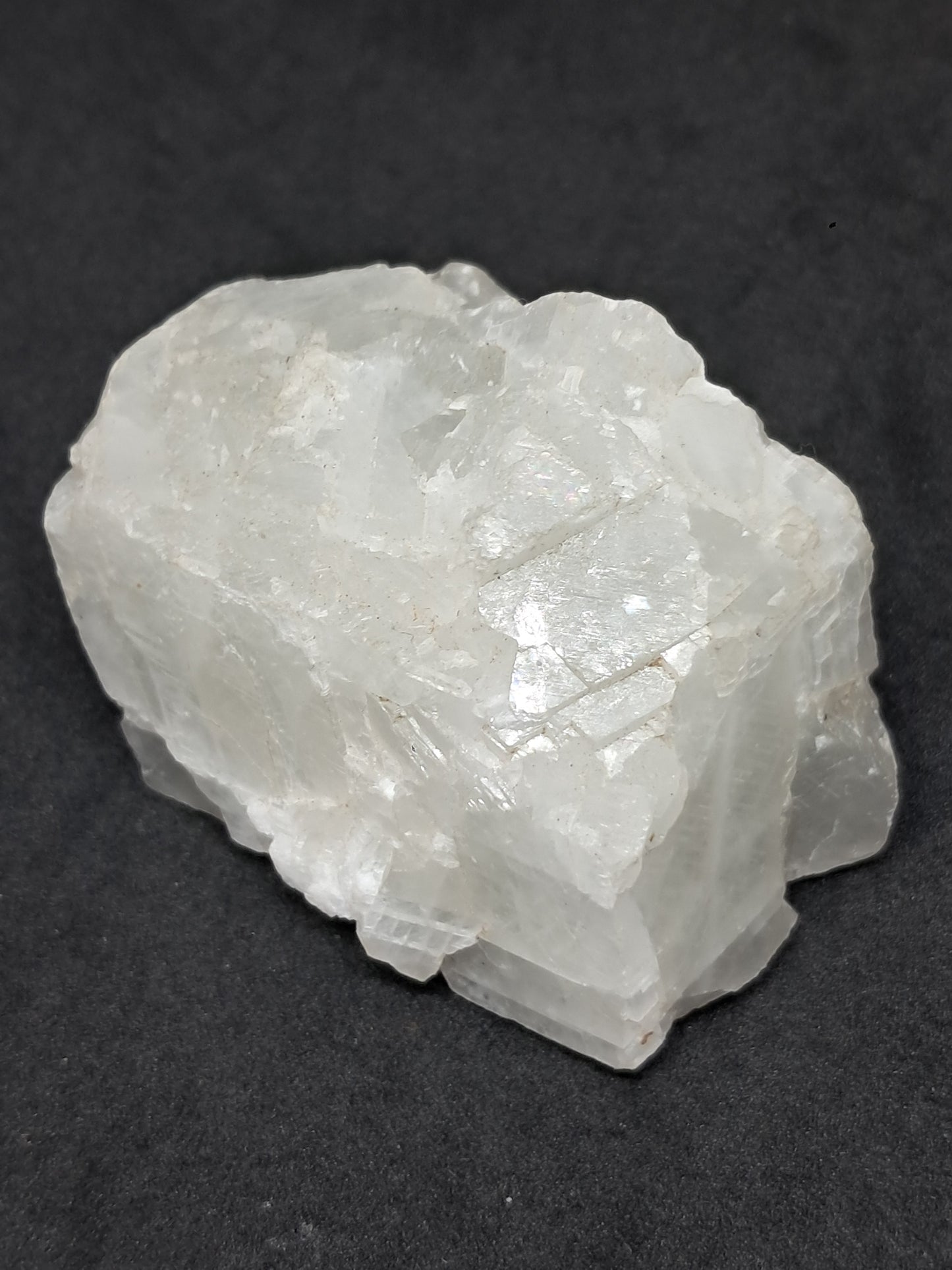 White Calcite (Sri Lanka) Rough Stone | Natural Crystal | Mineral Specimen #CA11