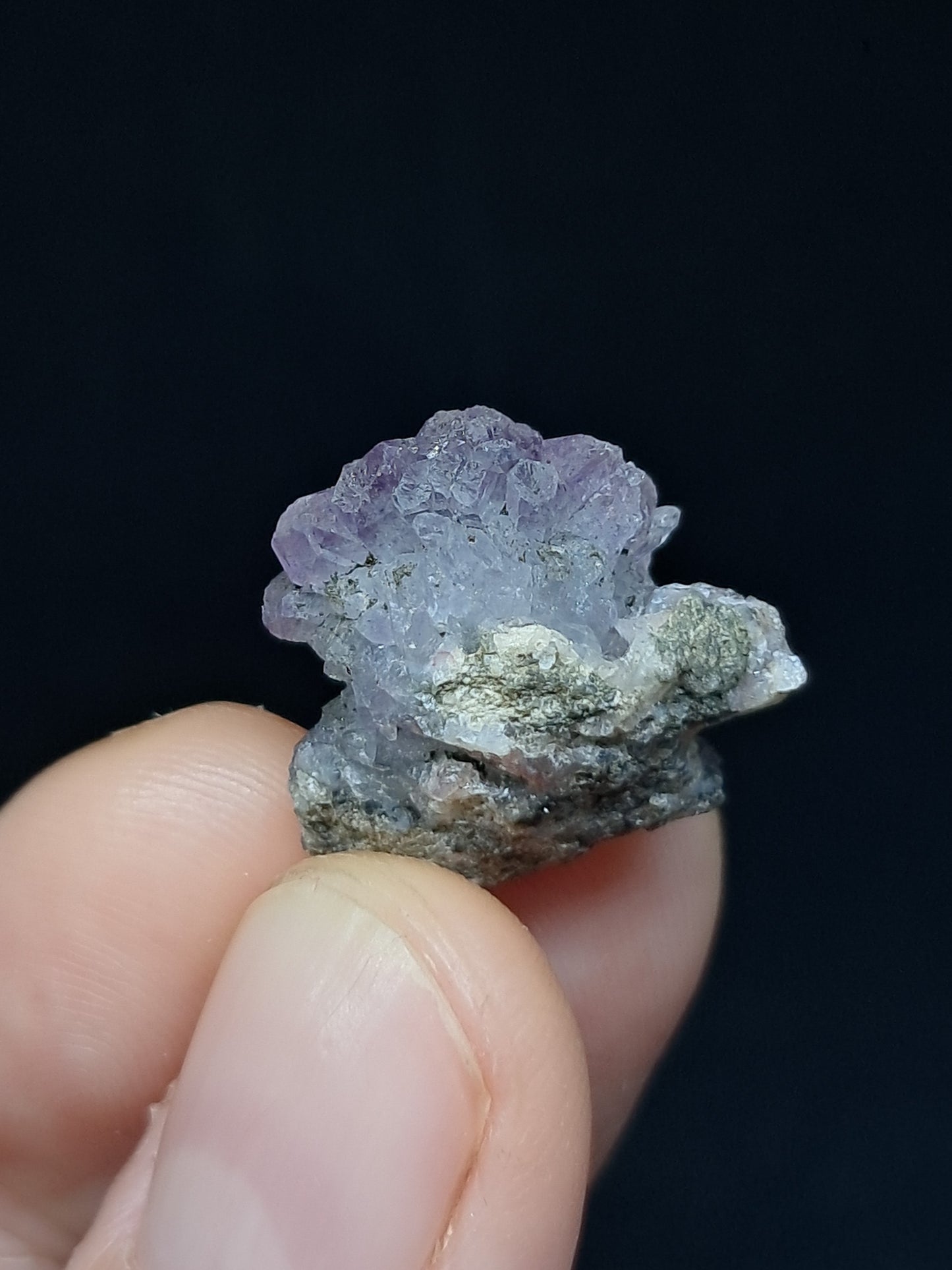 Set of 3 Amethyst from Karur | Natural Crystals | Mineral Specimen | Flower Scepter Herkimer Formation #KA166