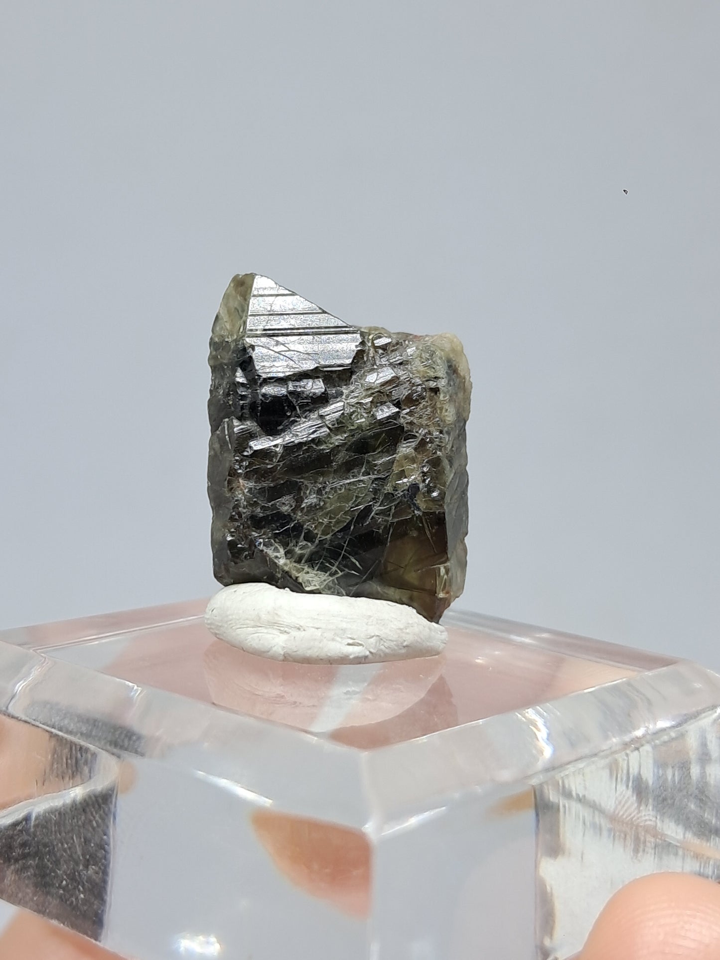 Natural Green Sapphire Crystal (Karur) Rough Stone | Mineral Specimen #SP24