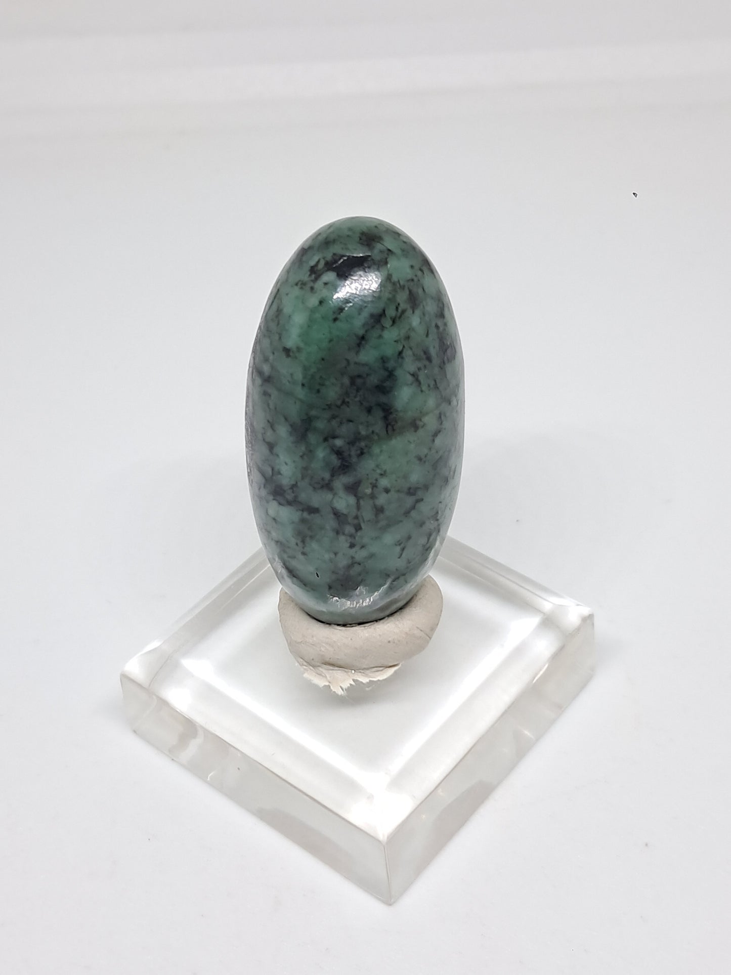 Emerald Shivalingam | Polished Stone | Natural Crystal #EM3