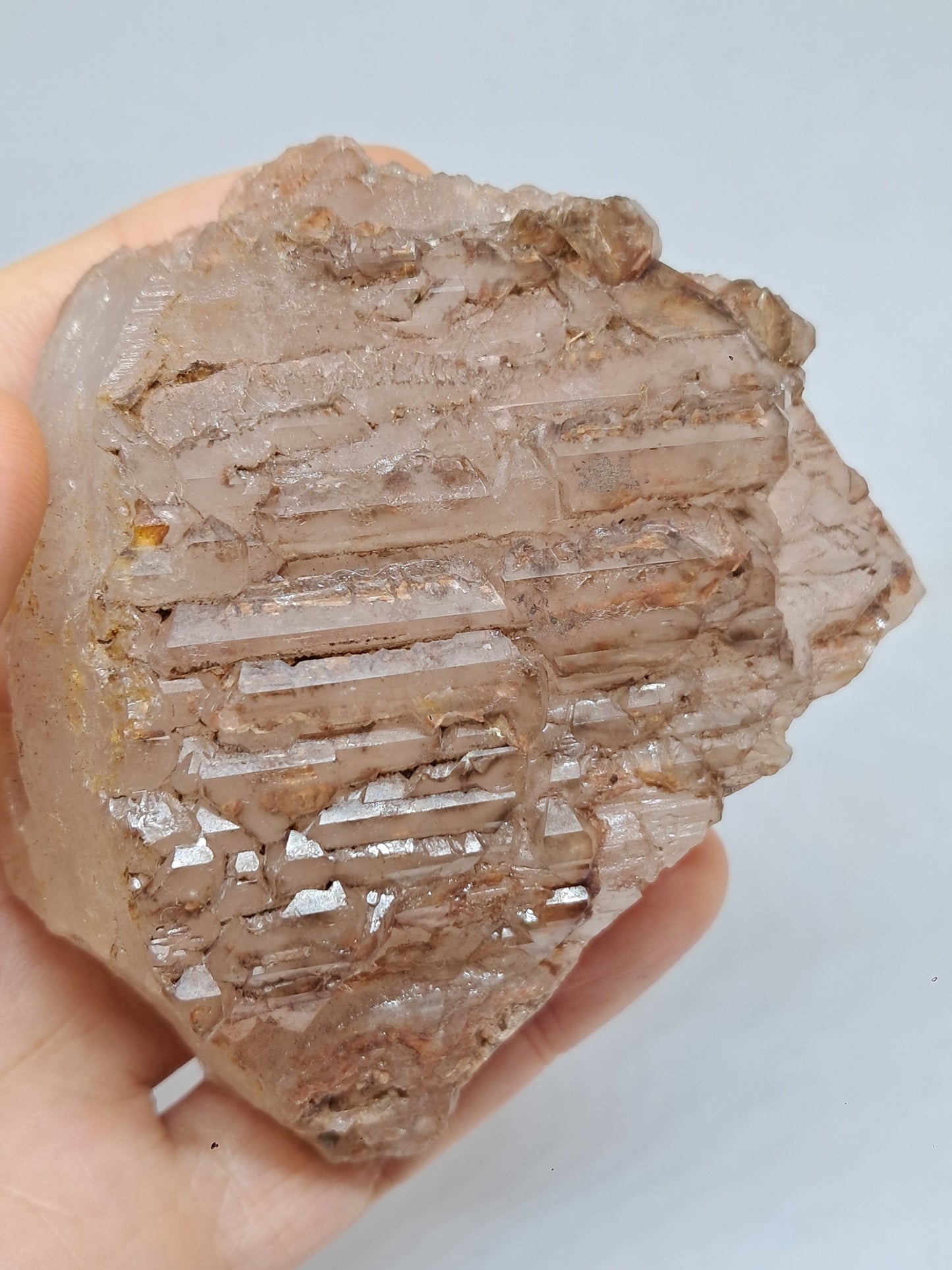 Elestial Smokey Quartz (Karur) Raw Natural Crystal Stone | Mineral Specimen #EQ11
