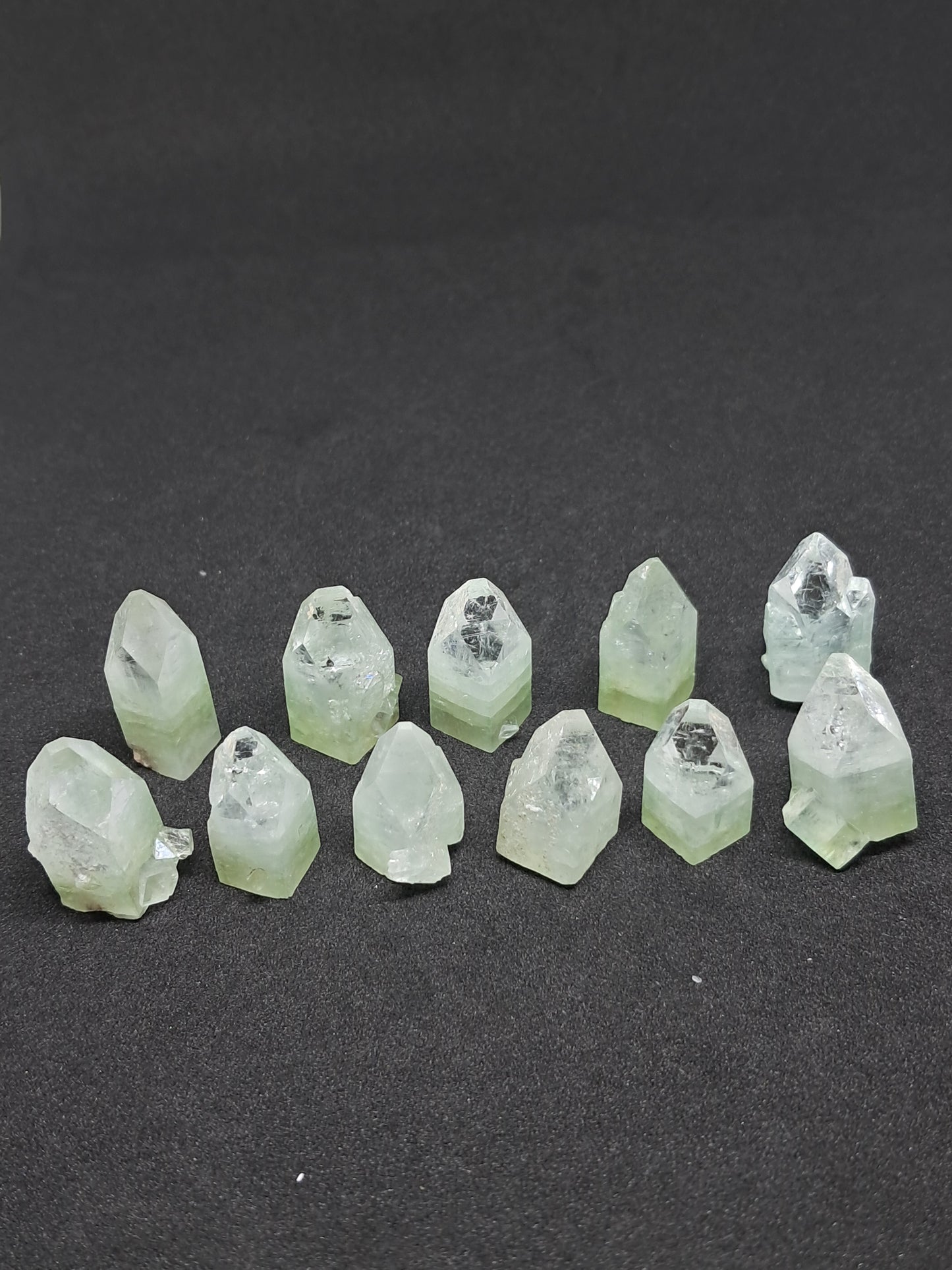 Green Apophyllite Single Points (Ajanta) 20-25 mm | Natural Crystal | Mineral Specimen #AP1