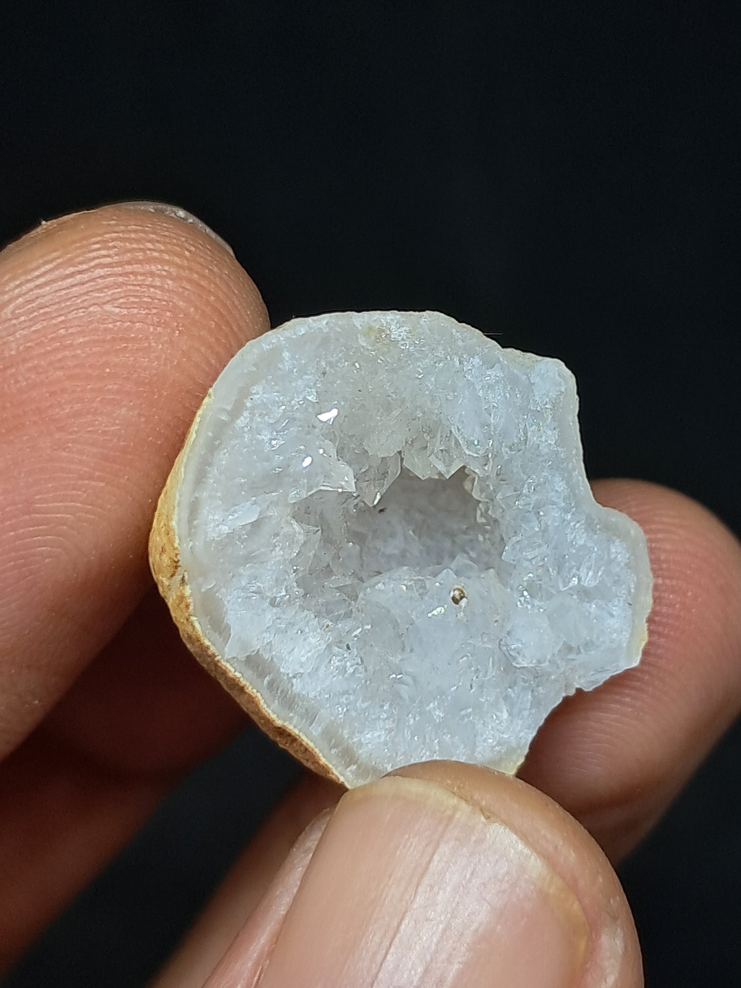 Quartz Geode (Ajanta) | Deep Cavity | Natural Crystal | Big Points #GD23