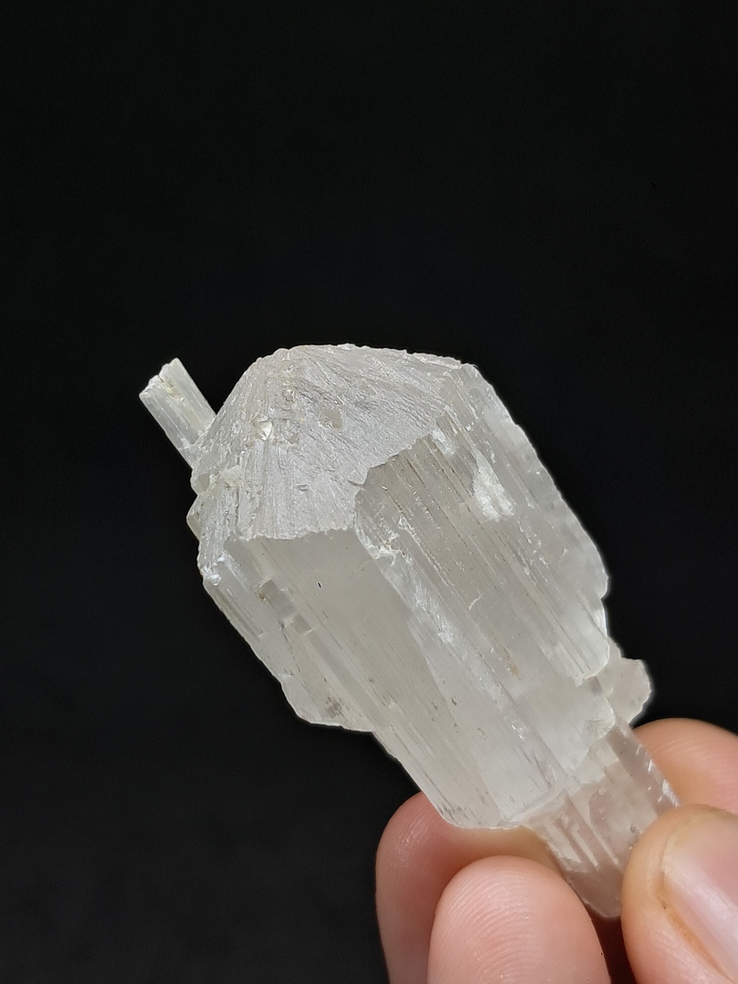Satin Spar *Selenite* (India) Fibrous Gypsum | Mineral Specimen | Rough Crystal #SE3