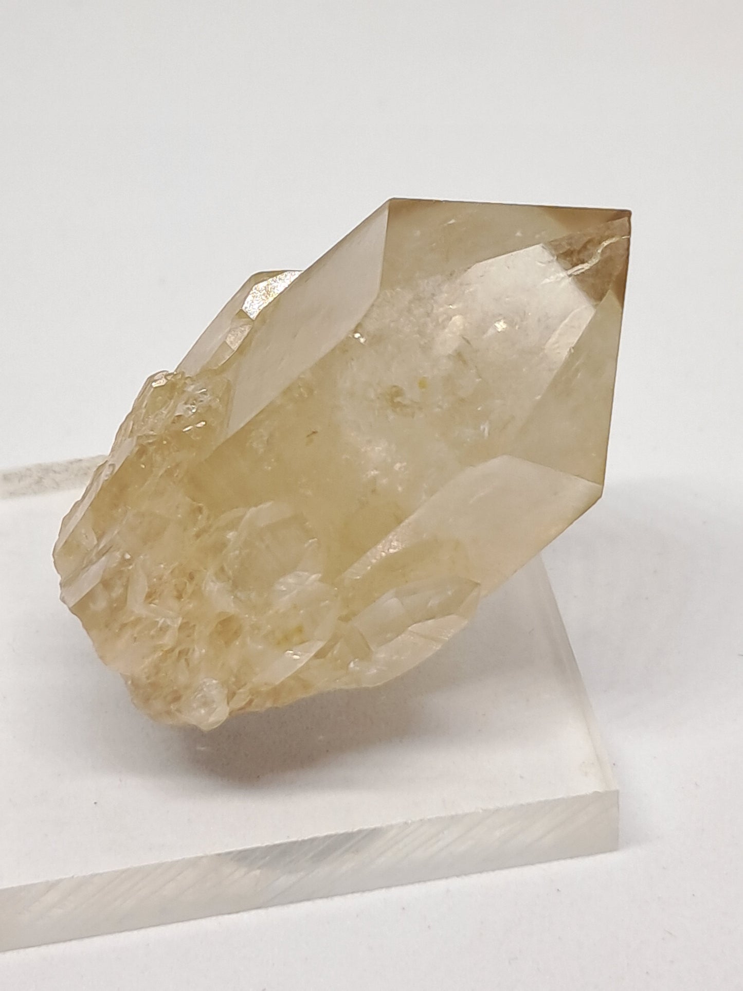 Natural Citrine "Kundalini" (Democratic Republic of Congo) Crystal Point | Mineral Specimen #CTN12
