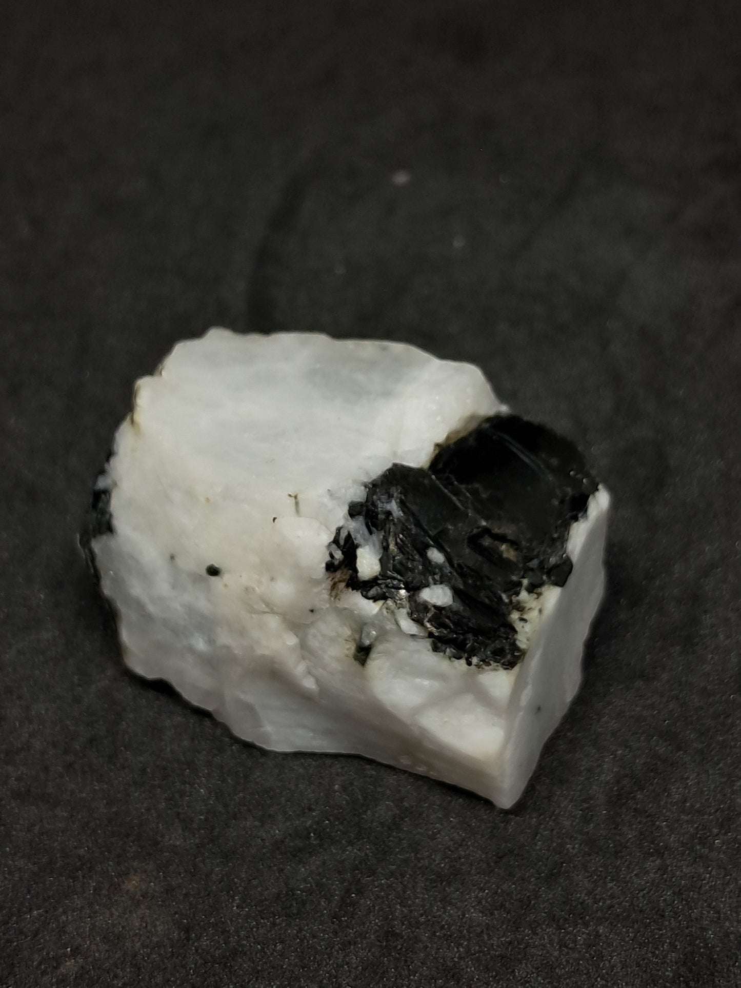 Rainbow Moonstone with Aquamarine inclusion (Non-precious natural stone) #MN5