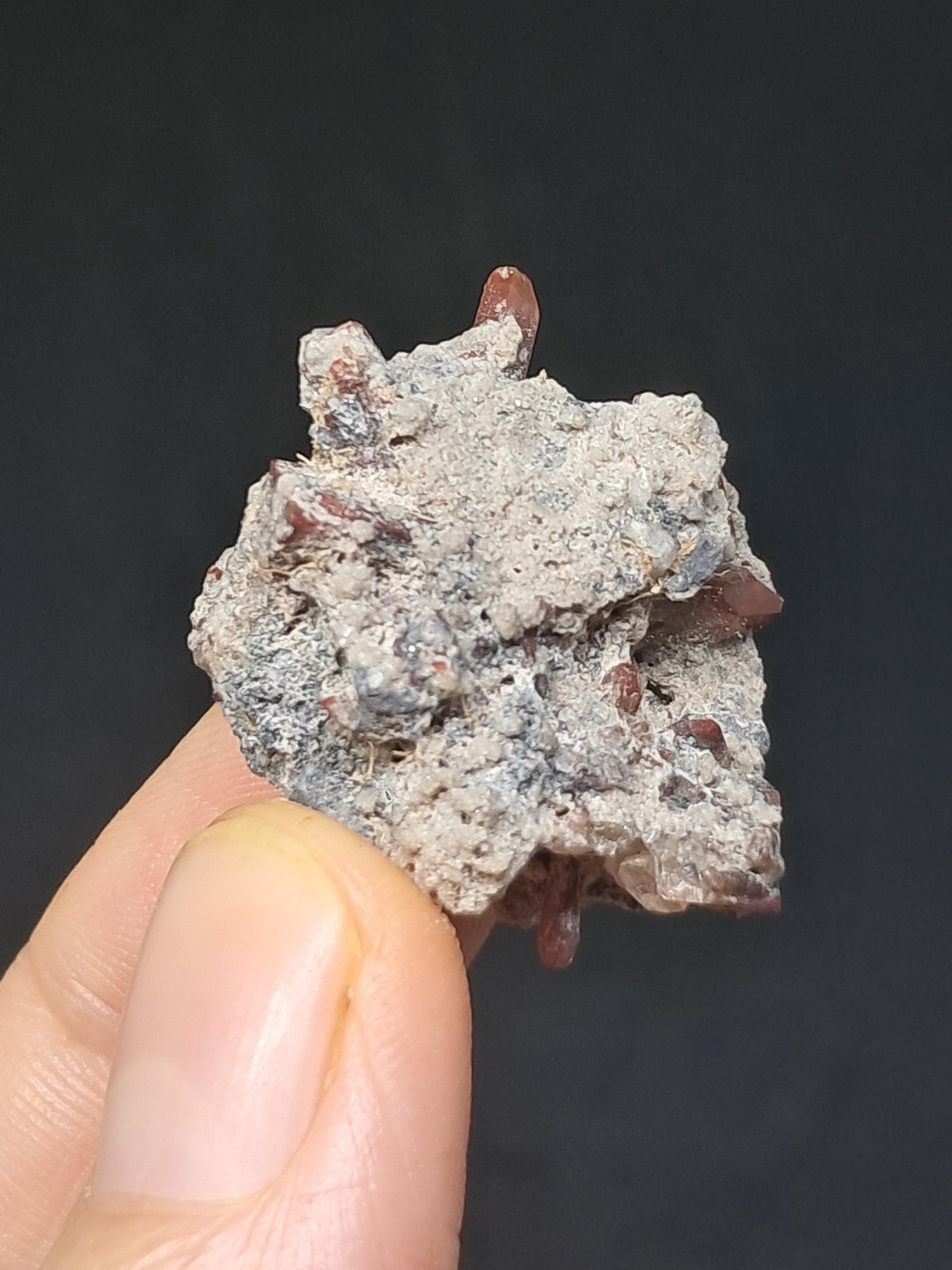 Cristales de topacio natural en matriz (México), piedra preciosa rara | Ejemplar mineral n.° TPZ21