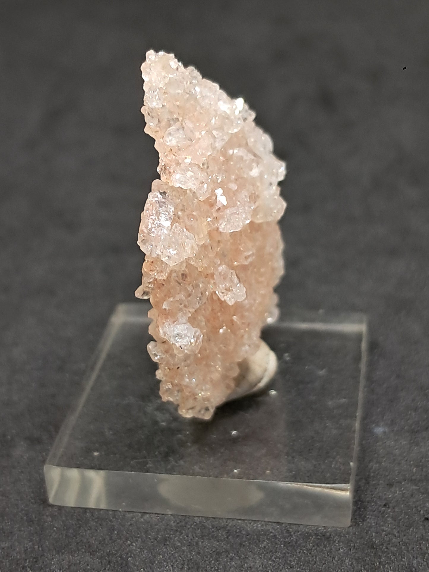 Pink Apophyllite On Quartz Floater Cluster (Ajanta) Natural Crystal | Mineral Specimen #APP1