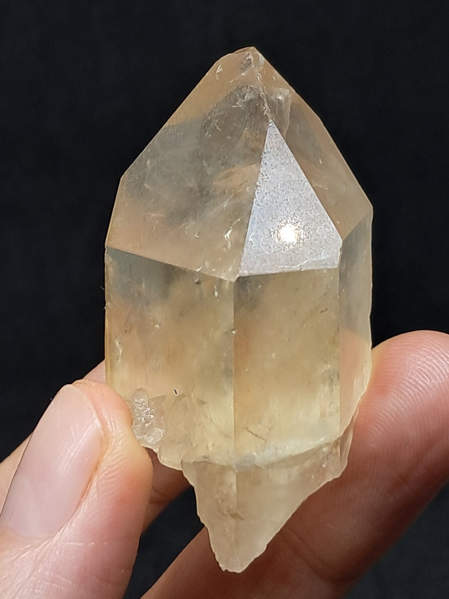 Natural Citrine "Kundalini" (Democratic Republic of Congo) Crystal Point | Mineral Specimen #CTN23