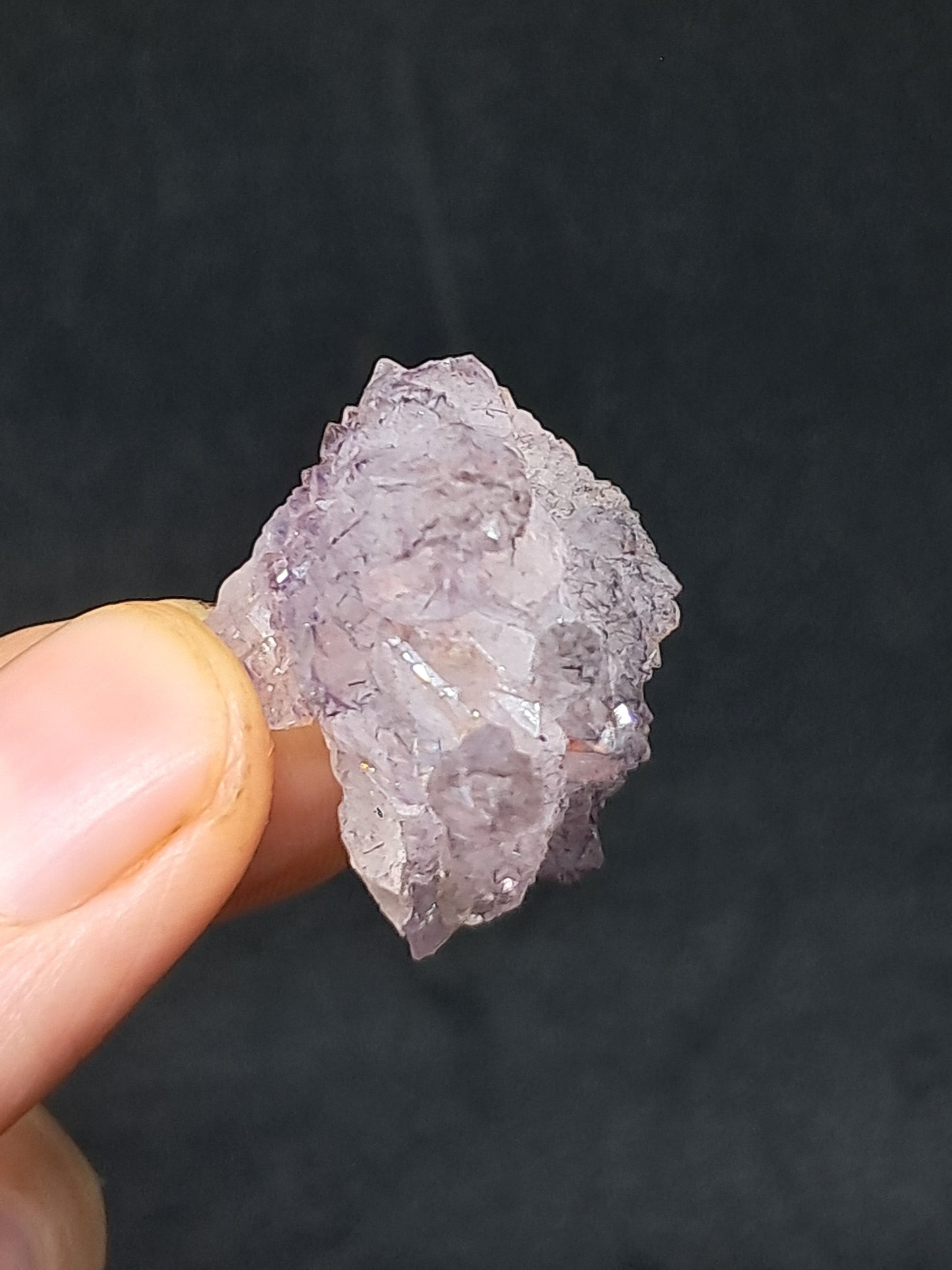 Amatista Elestial Super Seven (Karur) | Cristal en bruto | Piedra natural | Ejemplar mineral n.° KA110