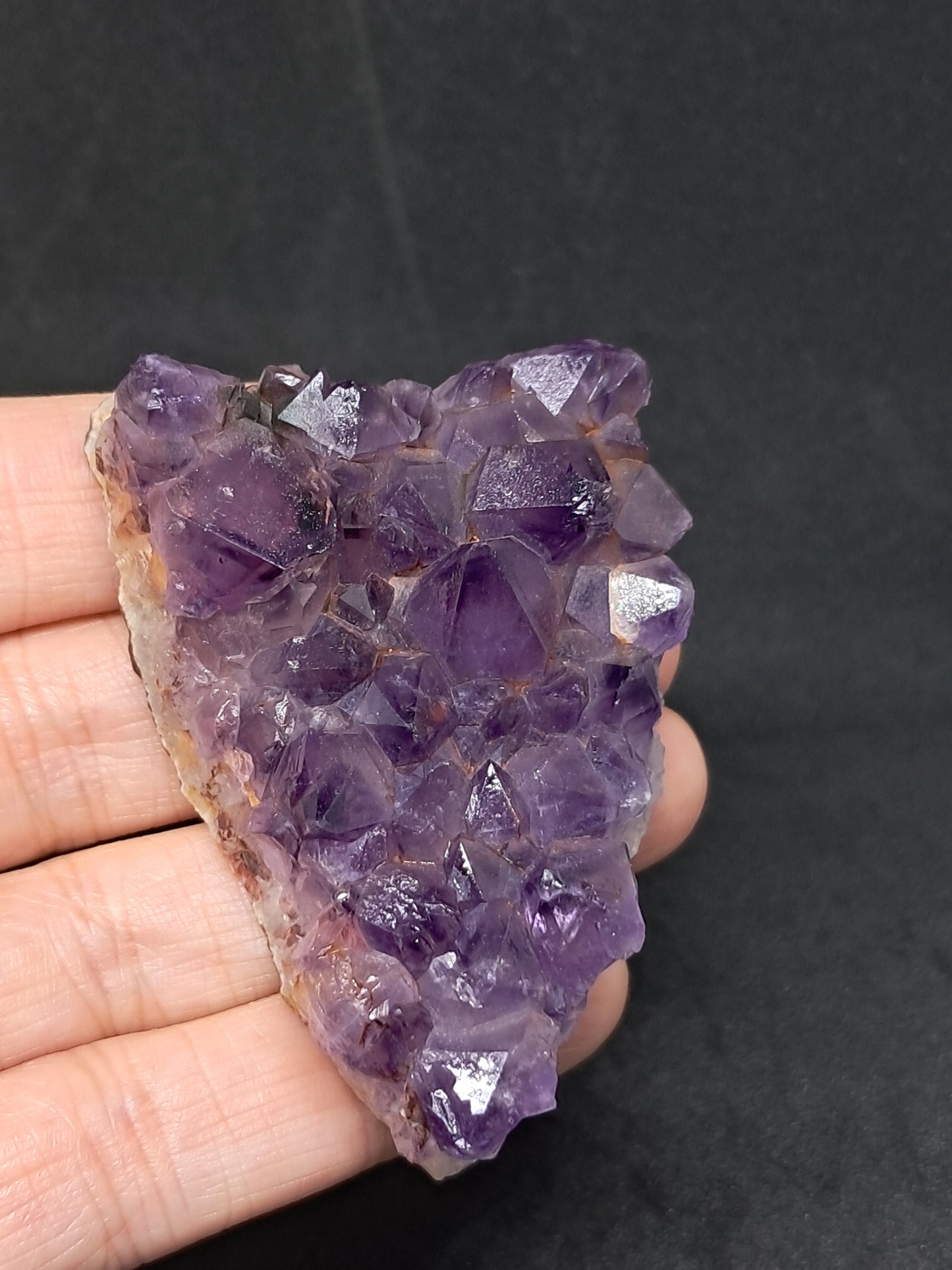 Amethyst Cluster (Madhya Pradesh) | Deep Purple | Mineral Specimen #AM15