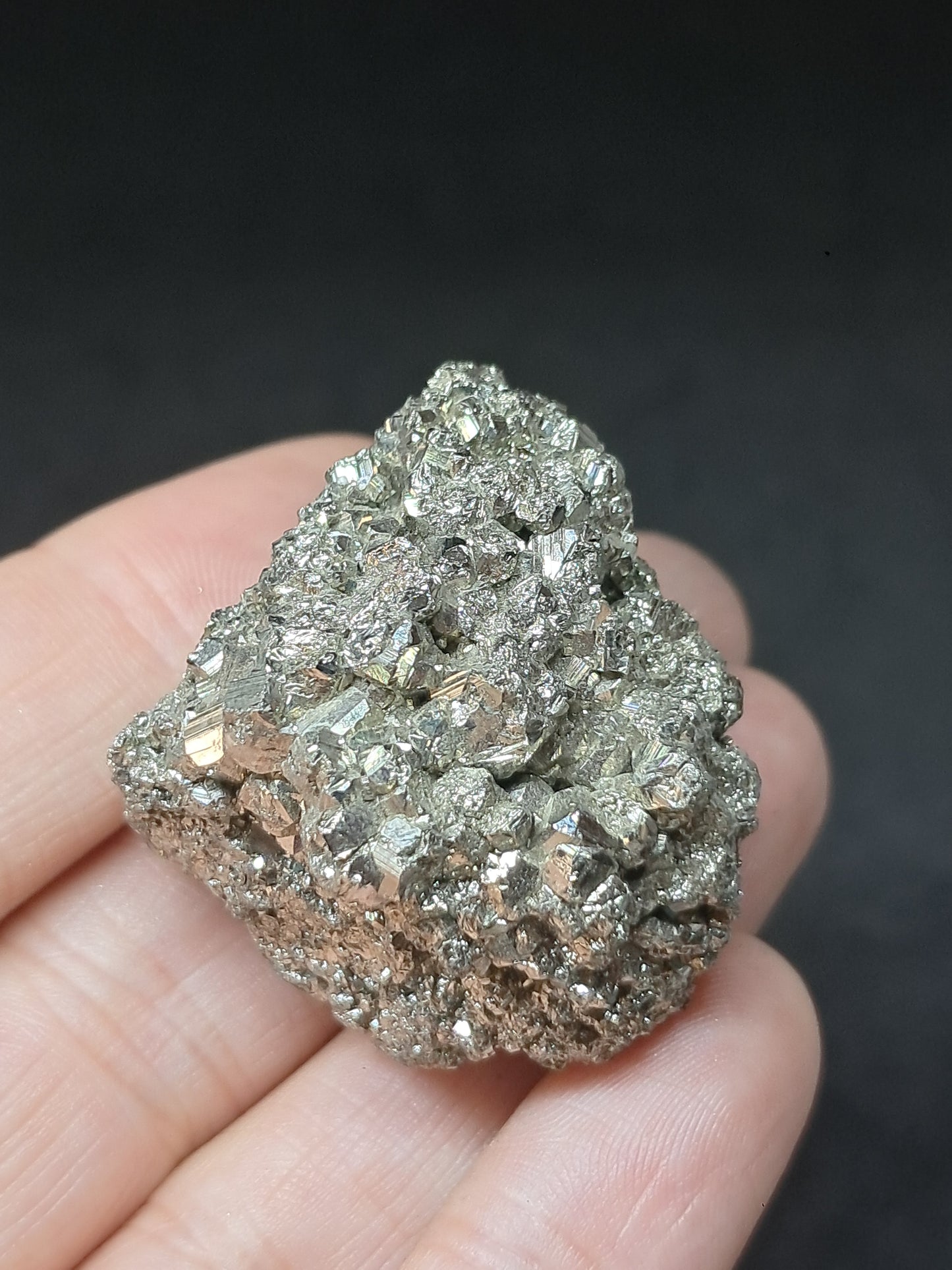 Pirita en Bruto (Perú) Racimo Natural | Espécimen Mineral | Rocas y Cristales #PR25