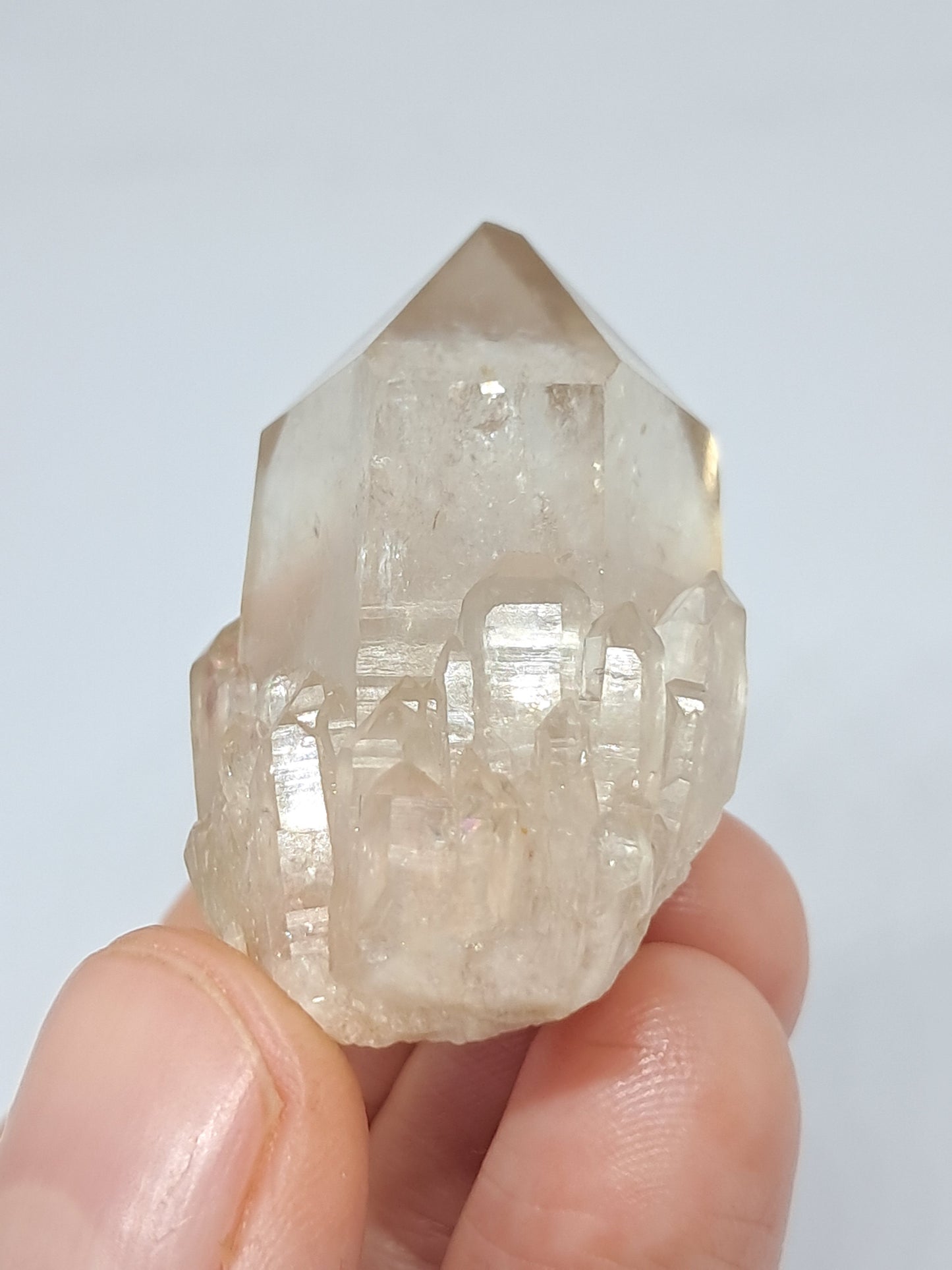 Natural Citrine "Kundalini" (Democratic Republic of Congo) Crystal Point | Mineral Specimen #CTN12