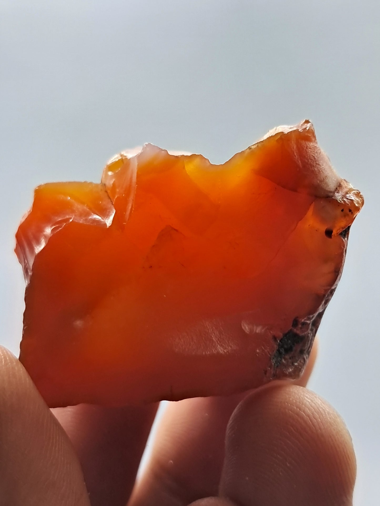 Rough Carnelian (India) Raw Stone | Natural Crystal | Mineral Specimen #CRN9