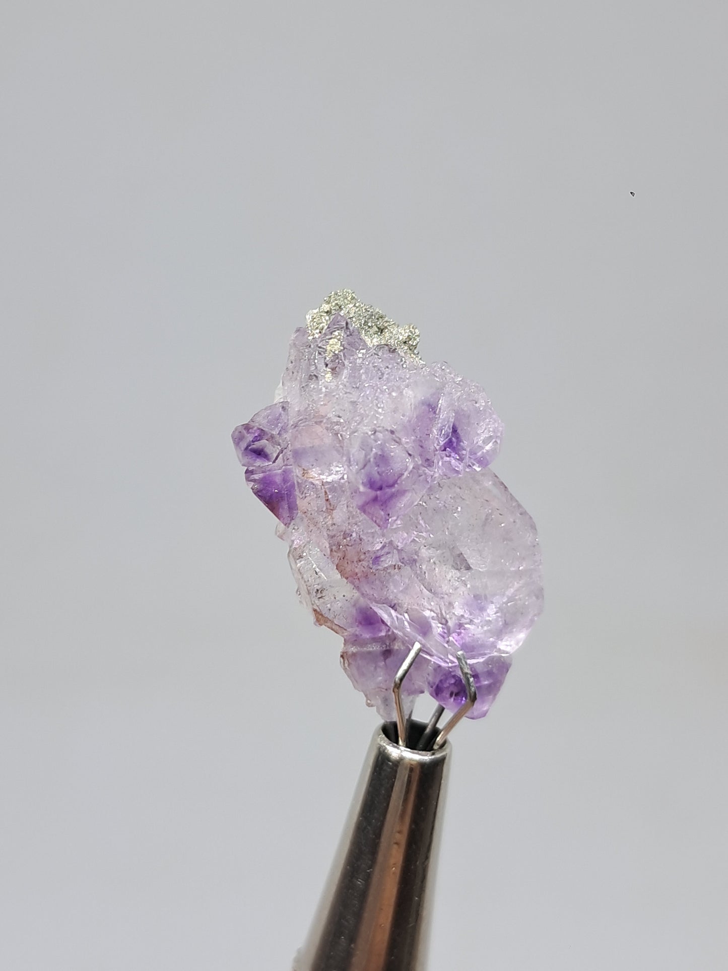 Set of 3 Amethyst from Karur | Natural Crystals | Mineral Specimen #KA170