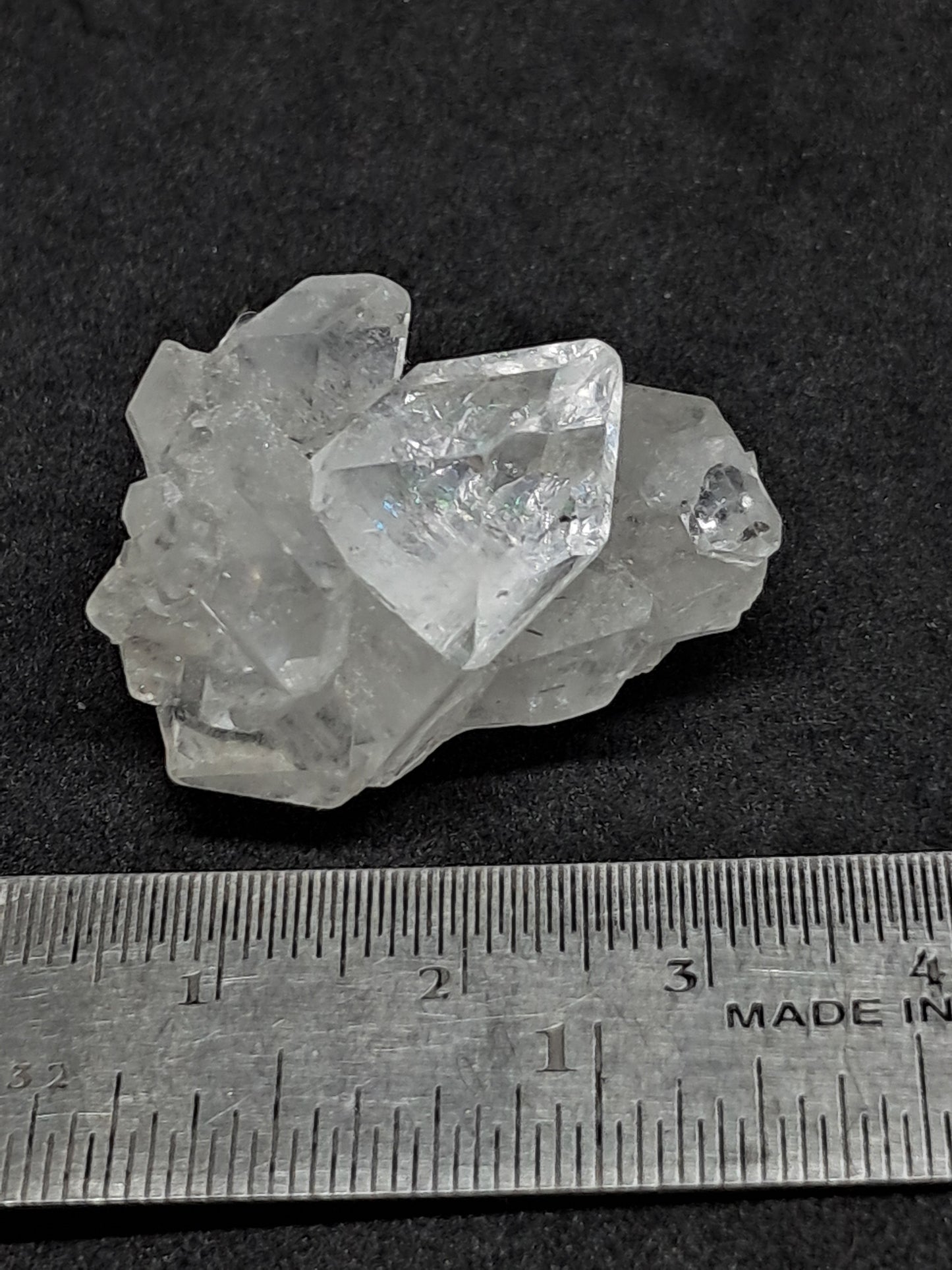 Clear Apophyllite Cluster (Ajanta) Natural Crystal | Mineral Specimen #AP52