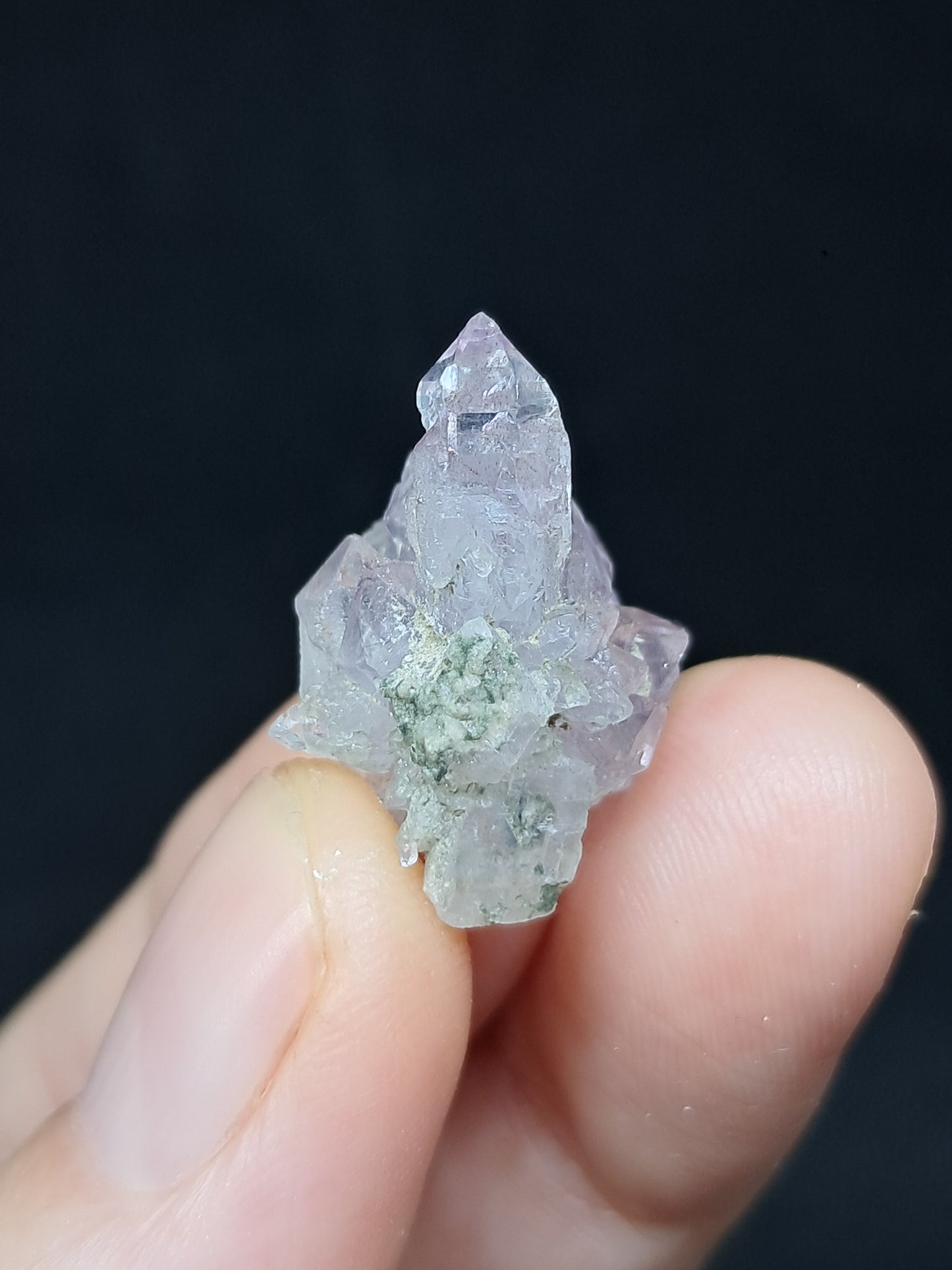 Set of 3 Amethyst from Karur | Natural Crystals | Mineral Specimen | Flower Scepter Herkimer Formation #KA166