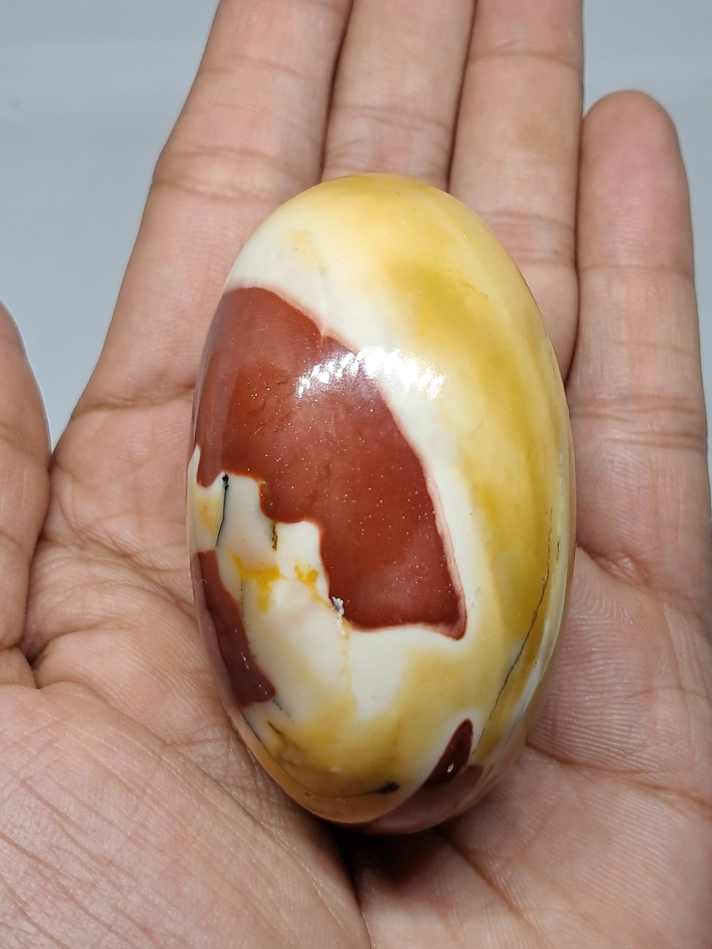 Mookaite Jasper Shivalangam (Australia) Polished Natural Stone | Good Size #MJP3